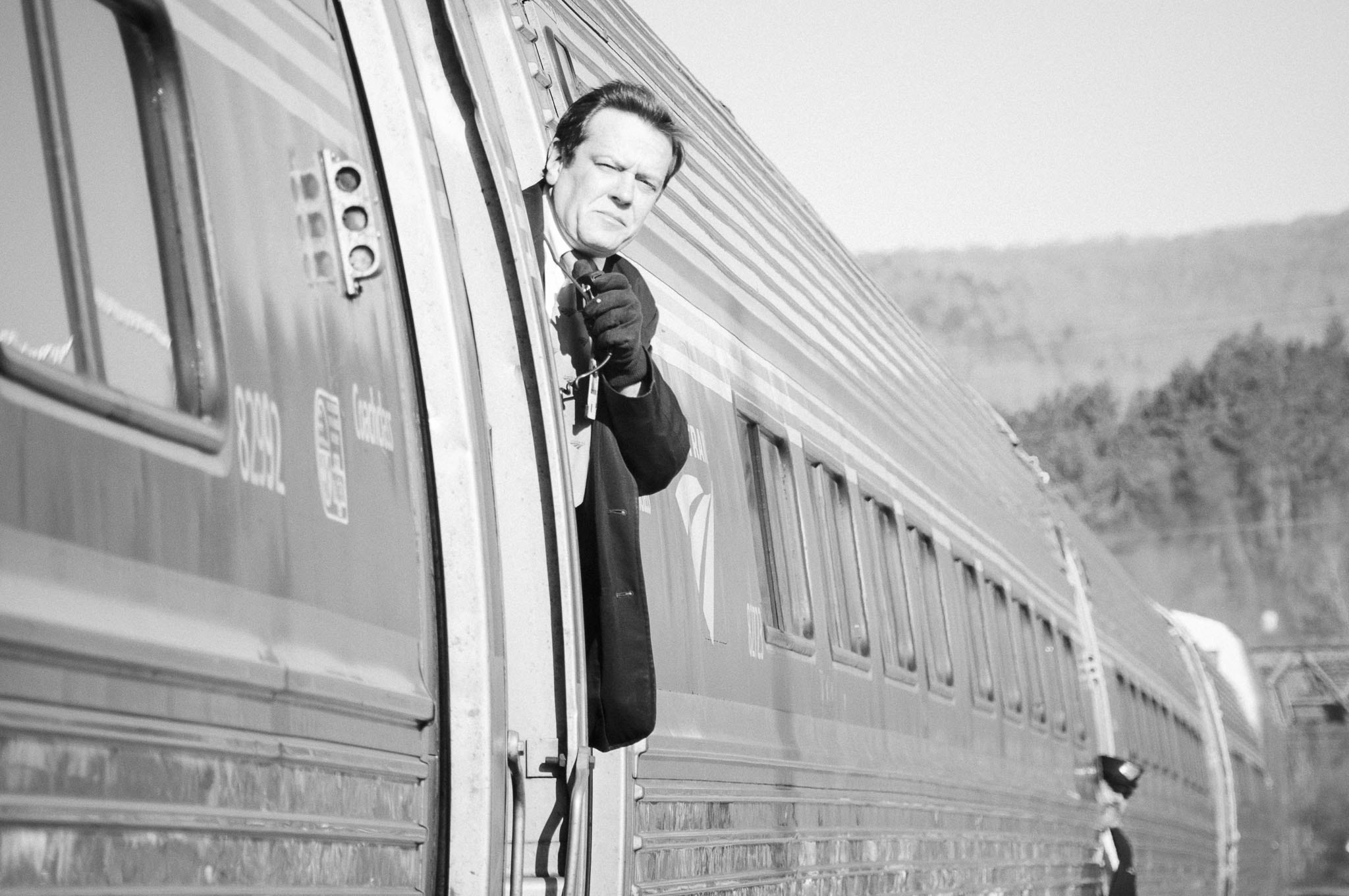 Nikon D2X sample photo. Conductor photography