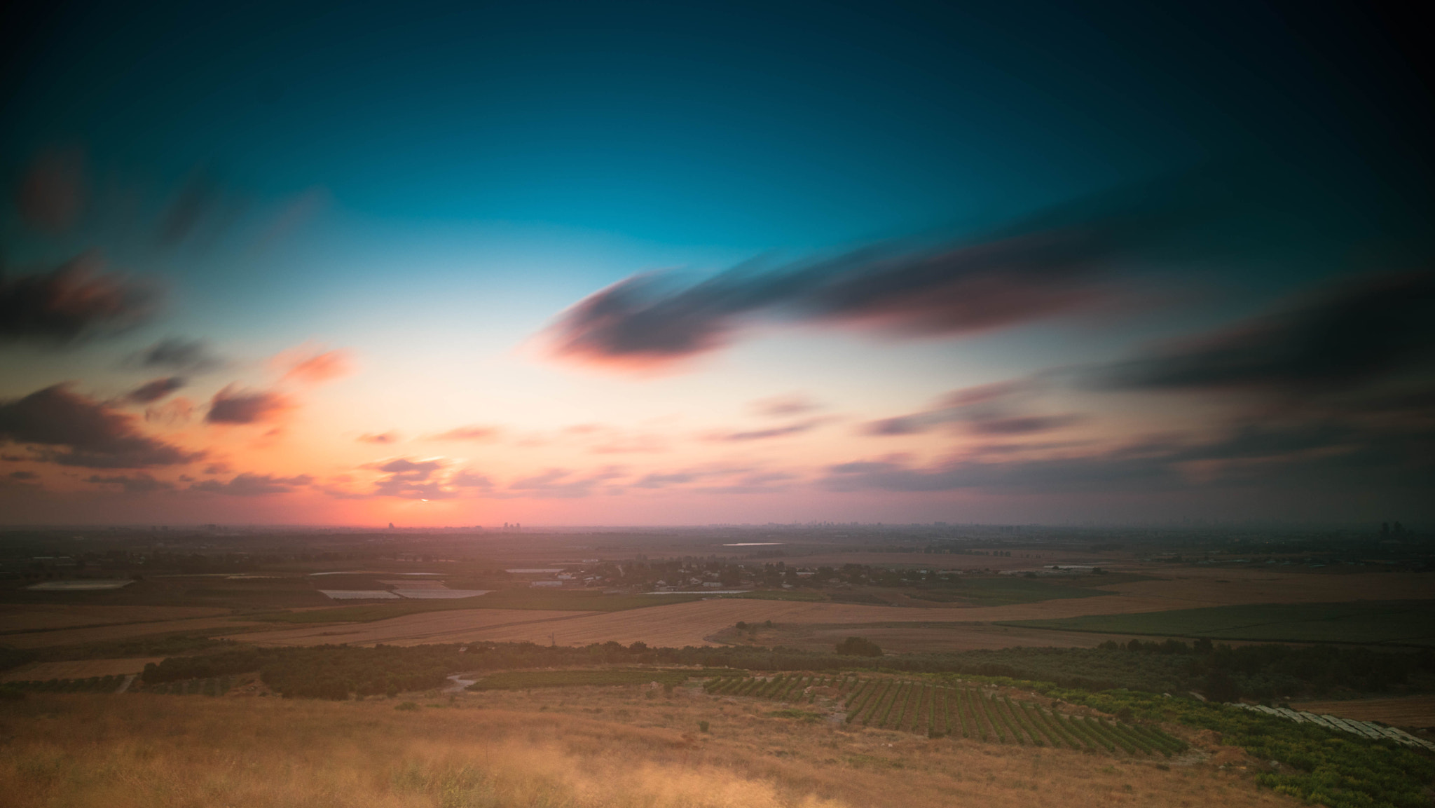 Sony a7 II + Tamron SP 24-70mm F2.8 Di VC USD sample photo. Sunset from tel gezer /5 photography