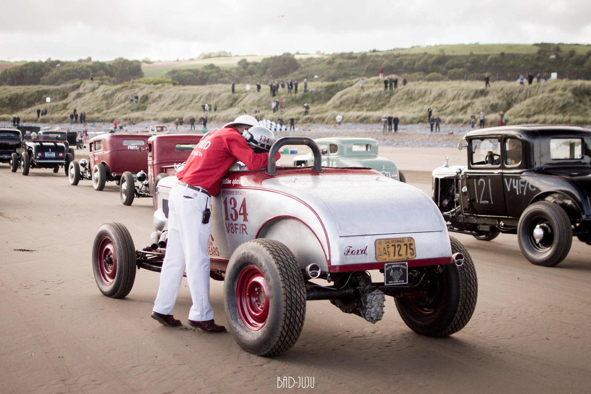 Sigma 28mm f/1.8 DG Macro EX sample photo. Vhra hot rod races pendine sands (of ) photography
