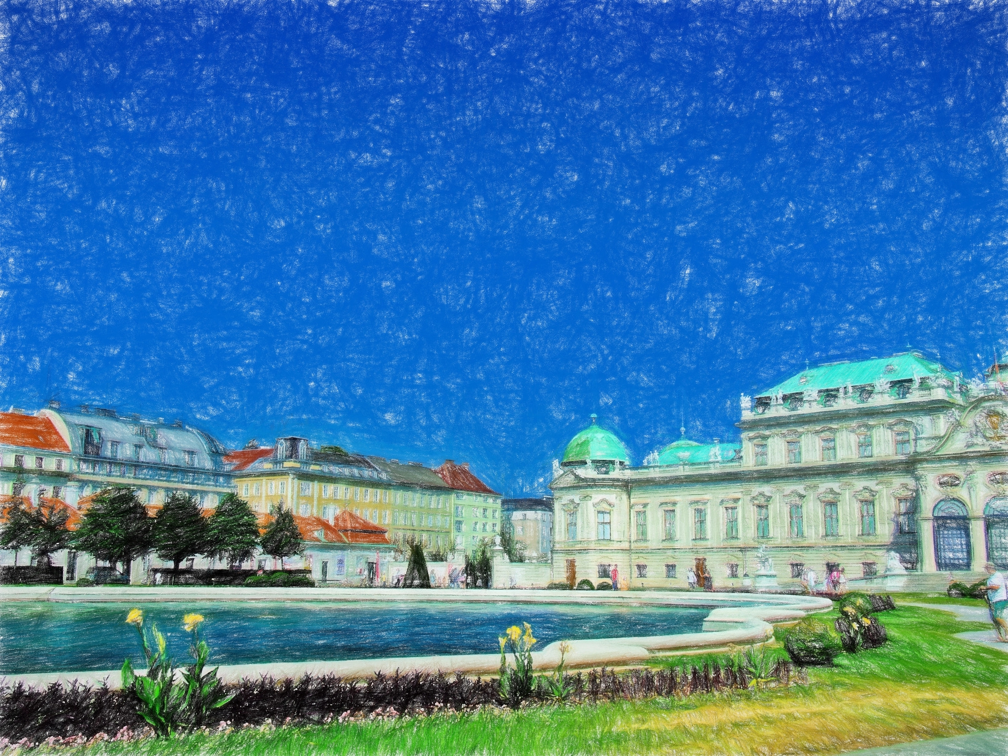 Fujifilm FinePix S5200 sample photo. Painting series: belvedere palace.jpg photography