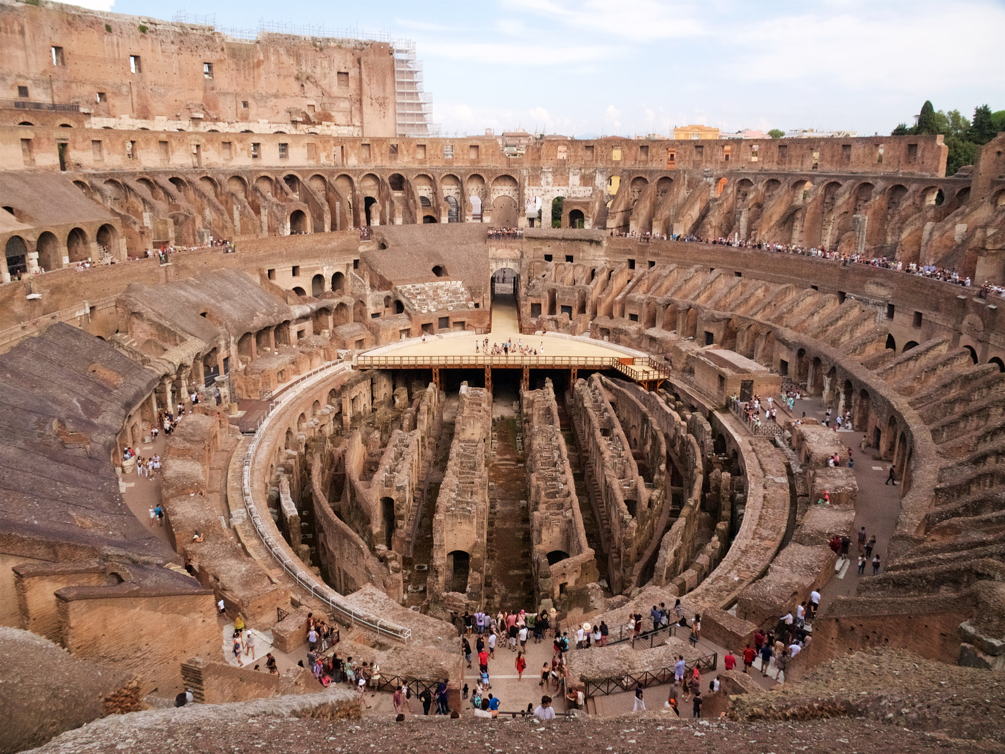 Olympus M.Zuiko Digital ED 14-150mm F4-5.6 sample photo. A look inside the colosseum photography