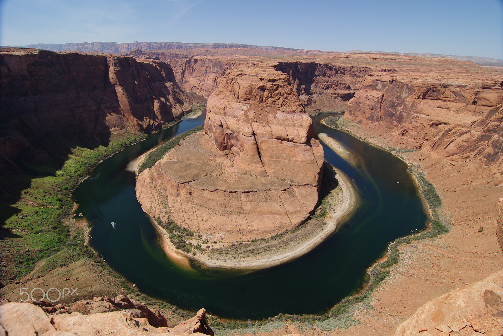 Pentax K20D + Pentax smc DA 12-24mm F4.0 ED AL (IF) sample photo. Horseshoe bend photography