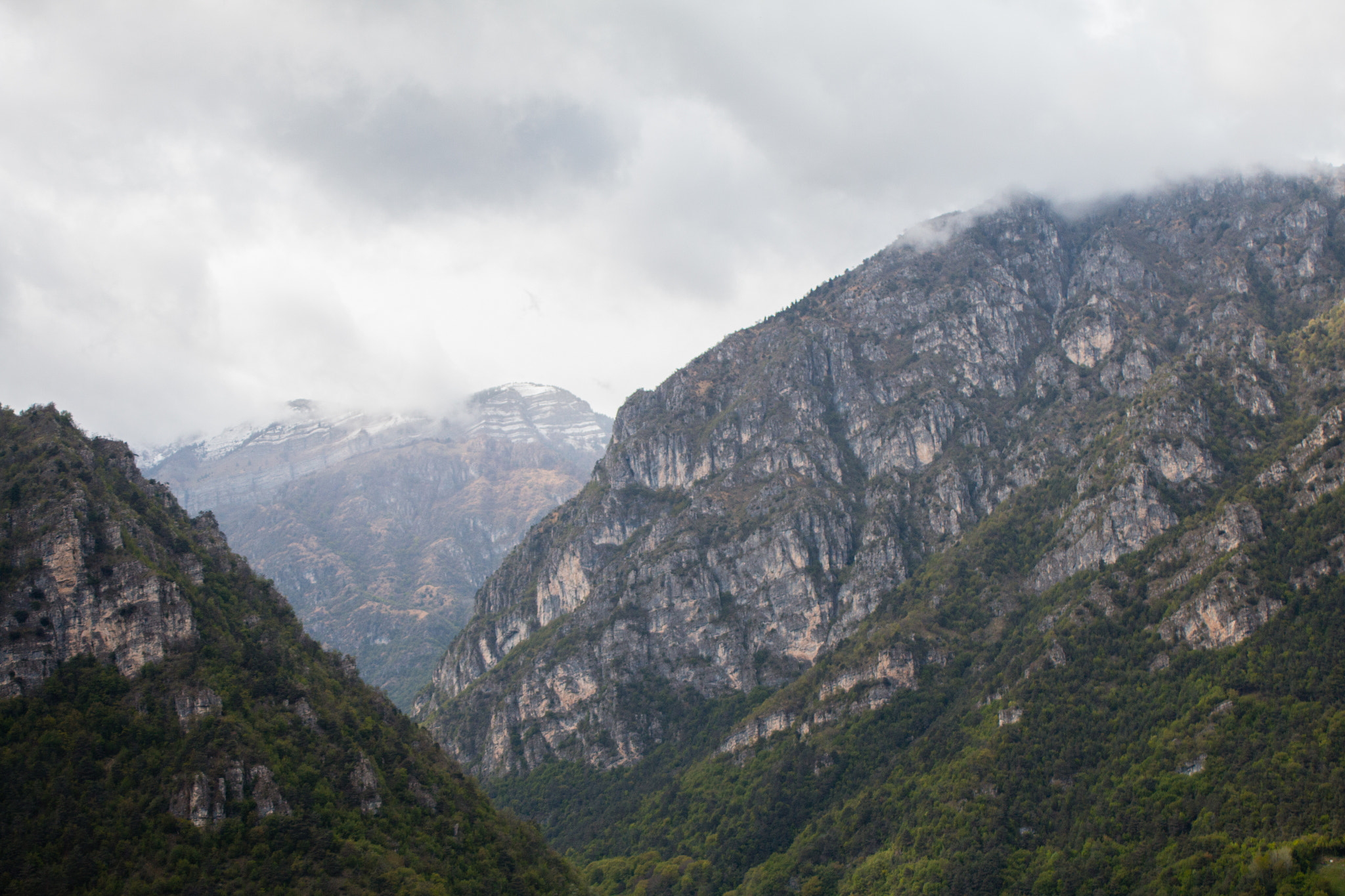 Canon EF 28-80mm f/3.5-5.6 sample photo. Moody mountain photography