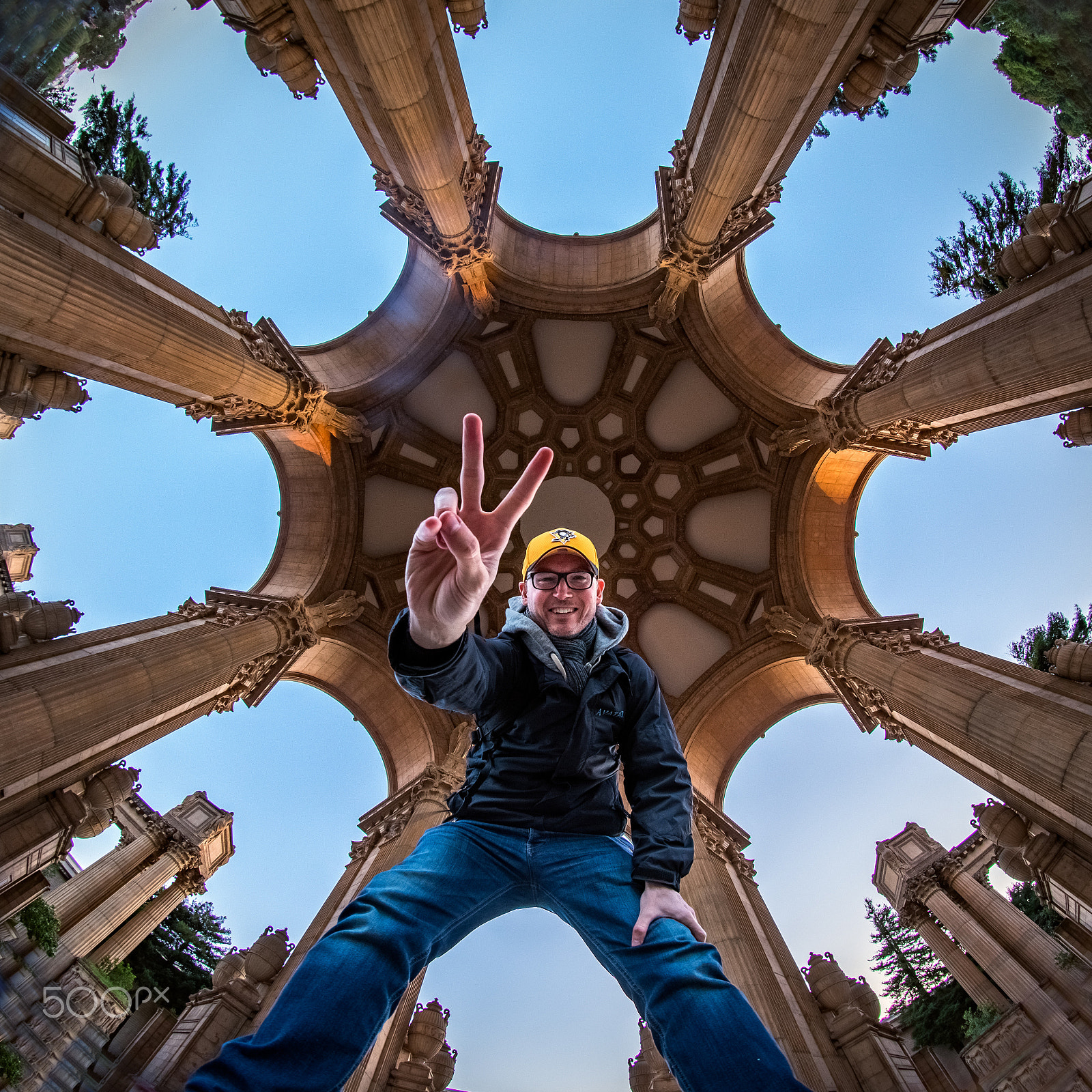 Nikon D810 + Samyang 8mm F3.5 Aspherical IF MC Fisheye sample photo. Palace of fine arts photography