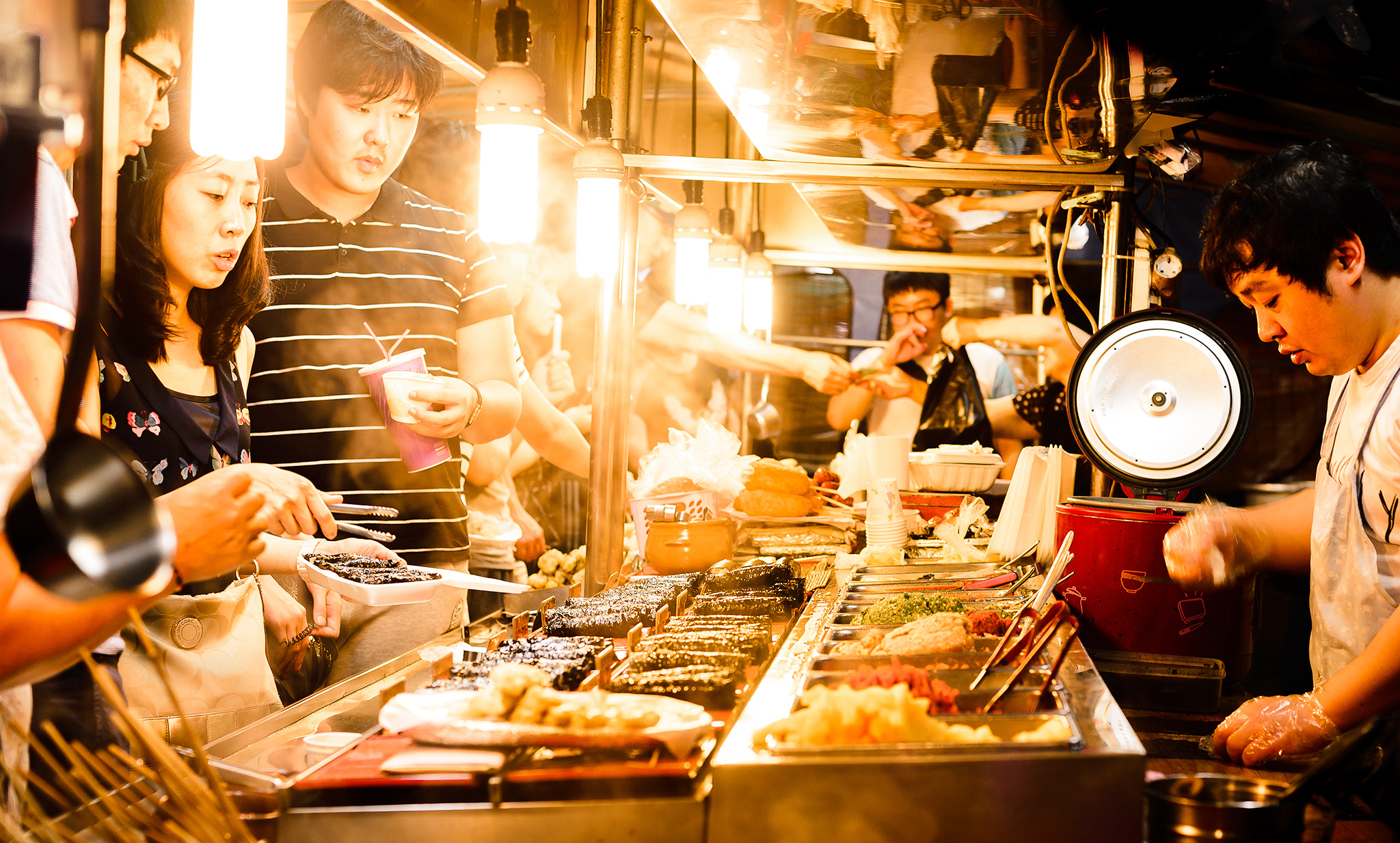 Nikon D610 + AF Nikkor 50mm f/1.4 sample photo. Nampo night nibbles photography