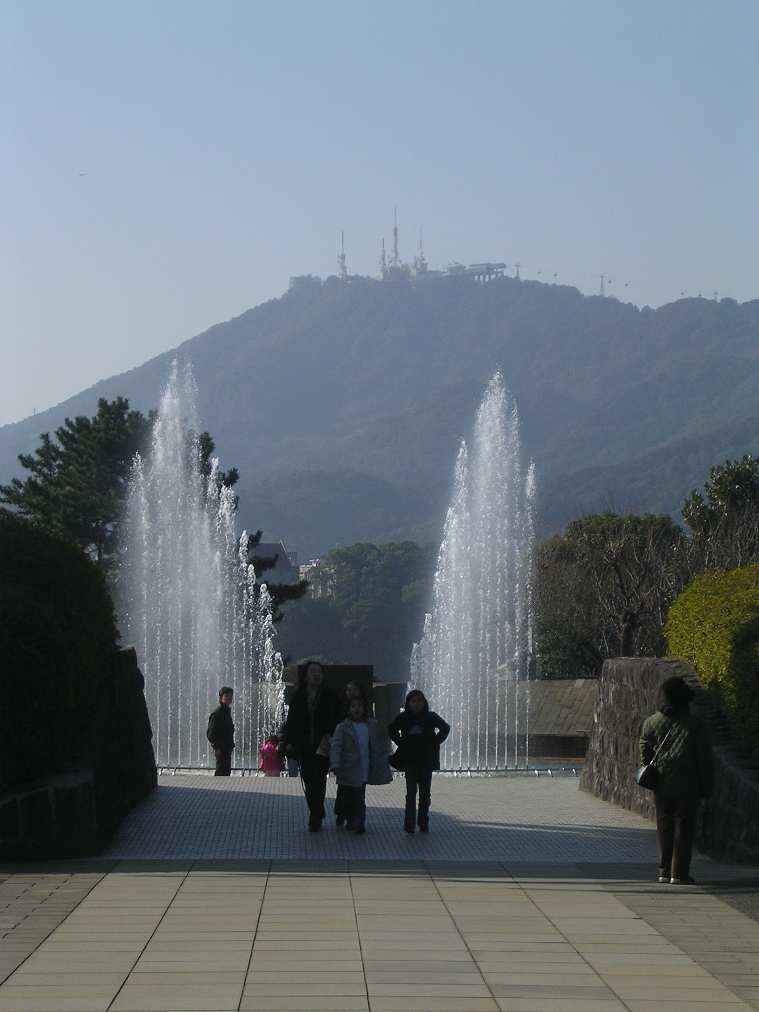 Nikon E3100 sample photo. Peace park fountain photography