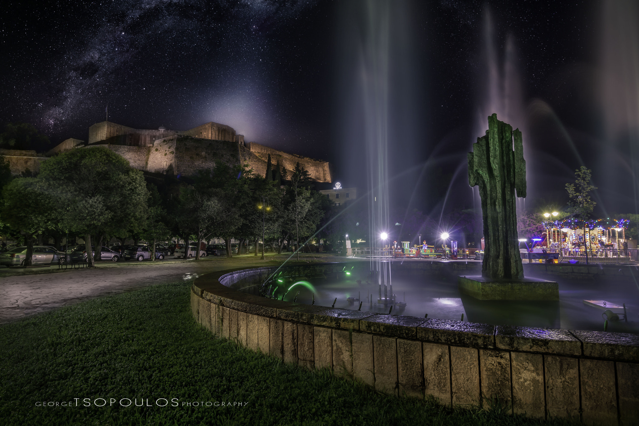 Sony DT 50mm F1.8 SAM sample photo. Night at corfu.. photography