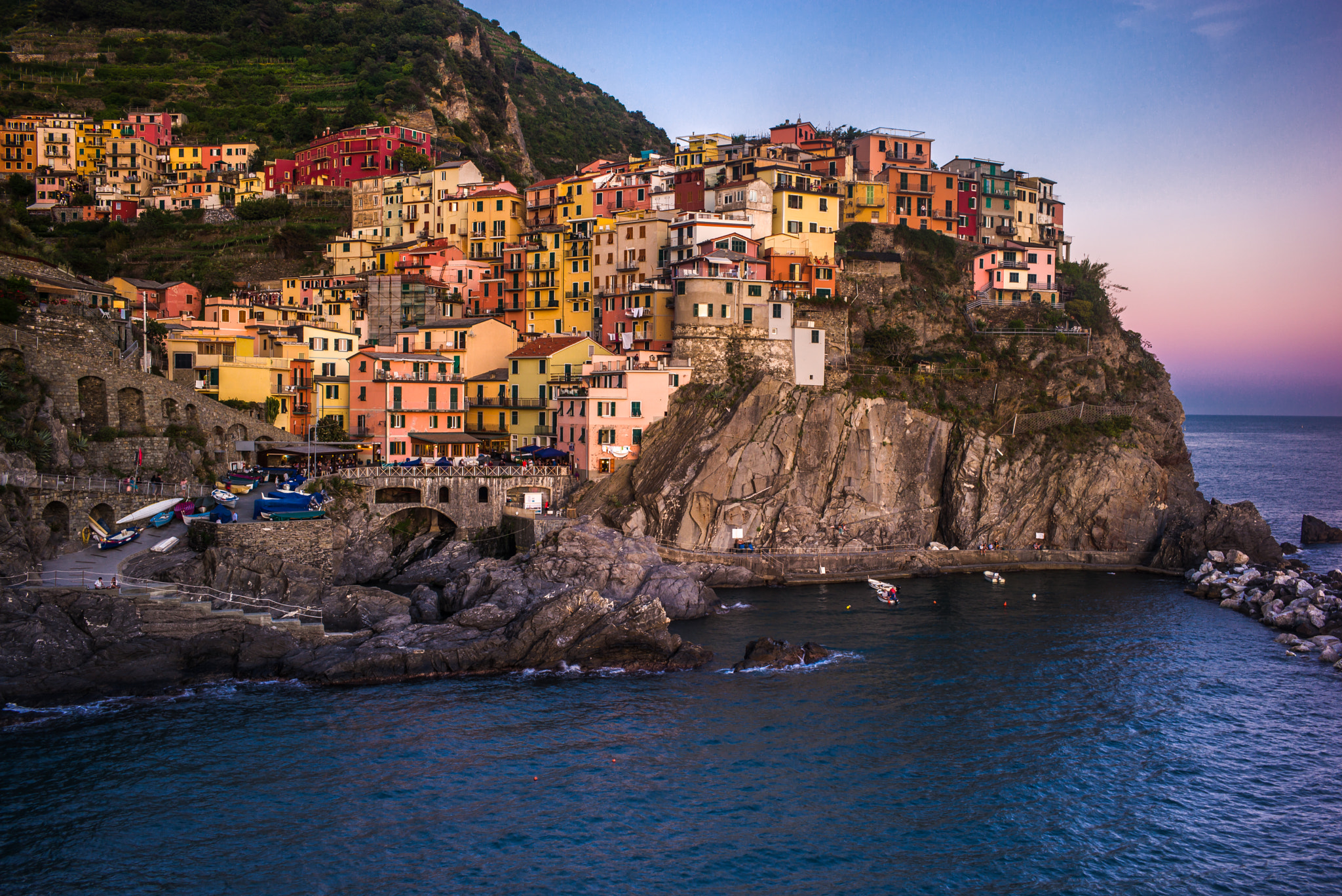 Summicron 1:2/50 Leitz sample photo. Manarola village, italy photography