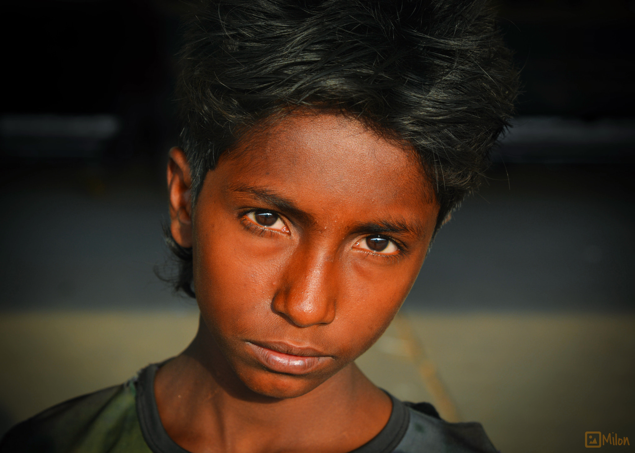 Nikon D5200 + Sigma 24-70mm F2.8 EX DG HSM sample photo. Boy from the streets photography