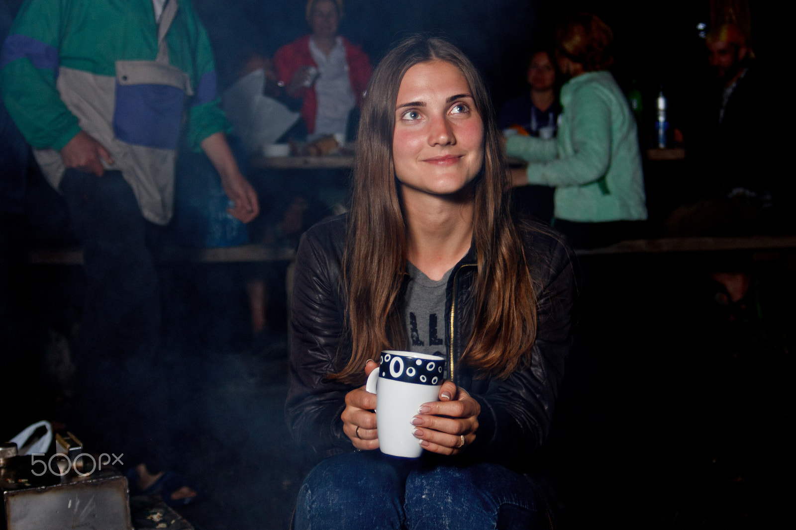 Canon EF 28-70mm f/3.5-4.5 sample photo. Summer night camping party photography
