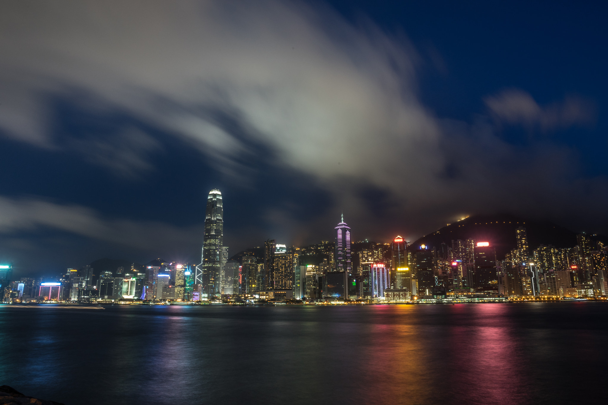 Sony a7 II + Canon EF 24mm F2.8 IS USM sample photo. Hong kong skyline 001 photography