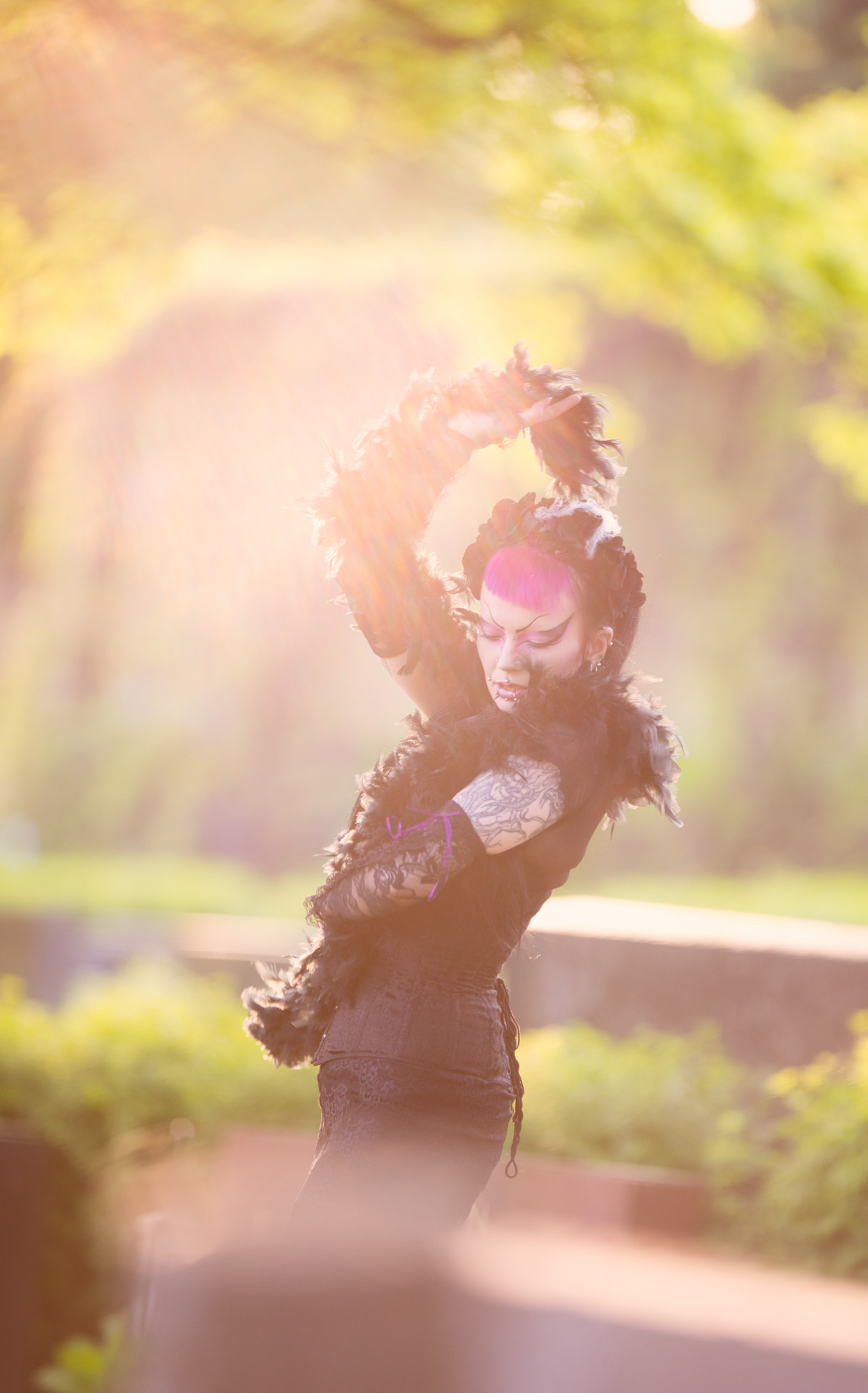 Nikon AF-S Nikkor 200mm F2G ED-IF VR sample photo. My first model photoshoot photography