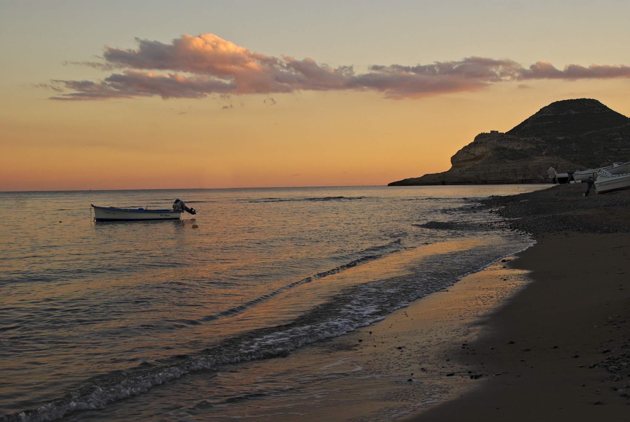 Sony Alpha DSLR-A300 sample photo. Atardecer en cabo de gata photography