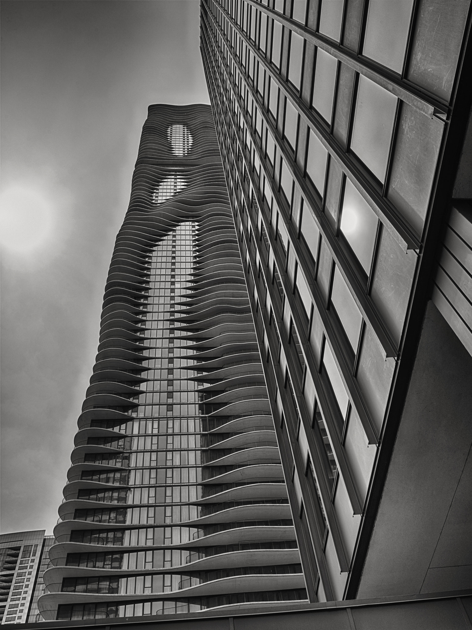 Phase One IQ140 sample photo. The aqua tower photography