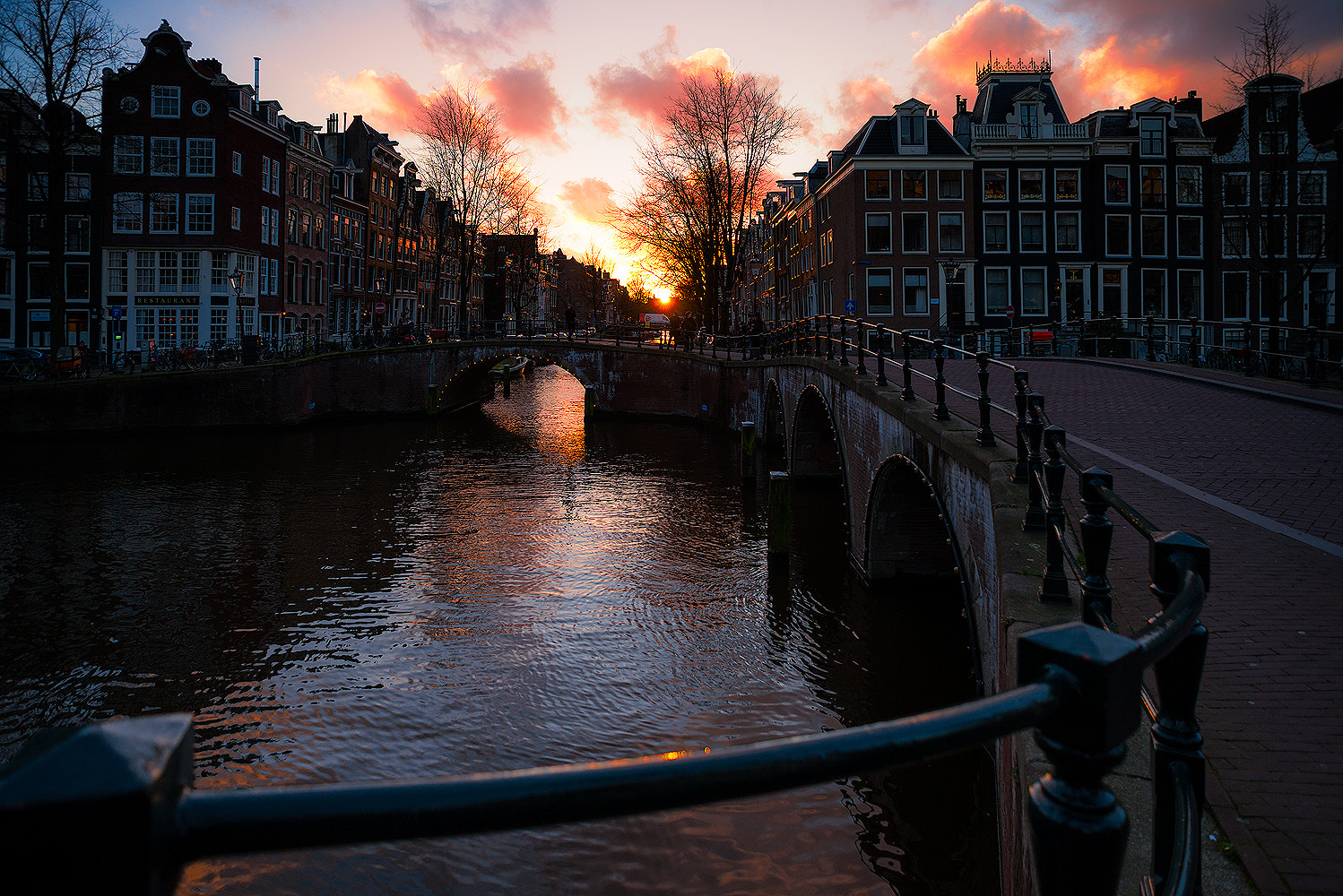 0,0 mm f/0,0 sample photo. Amsterdam sunset photography