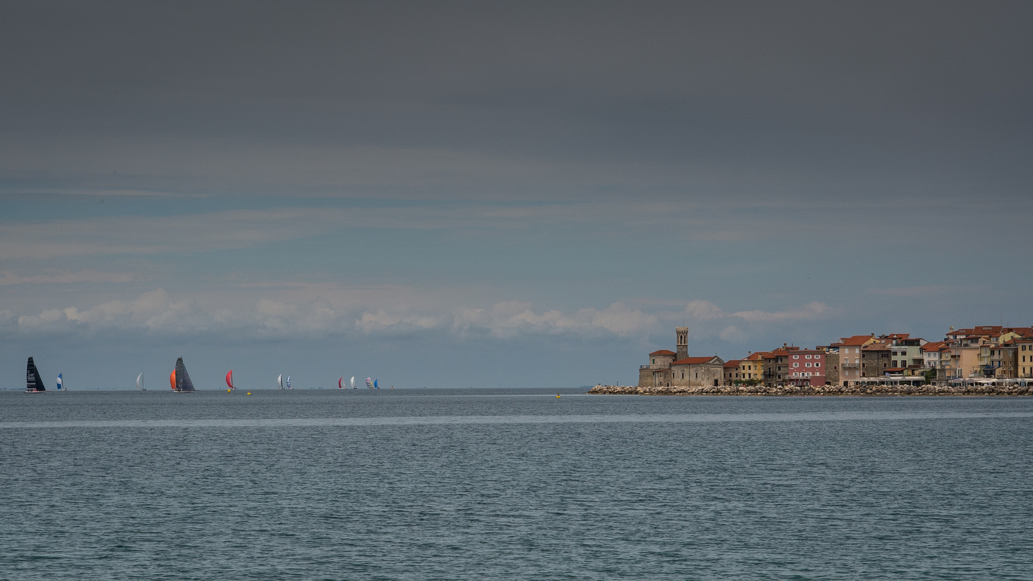 Nikon AF-S Nikkor 24-70mm F2.8E ED VR sample photo. Piran harbour photography