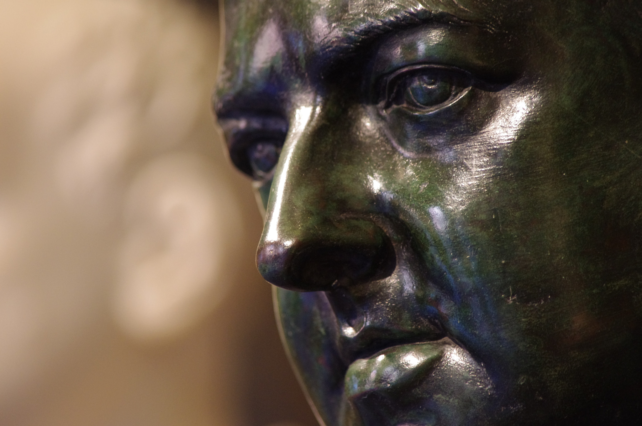 smc PENTAX-DA L 55-300mm F4-5.8 ED sample photo. Bronze bust photography
