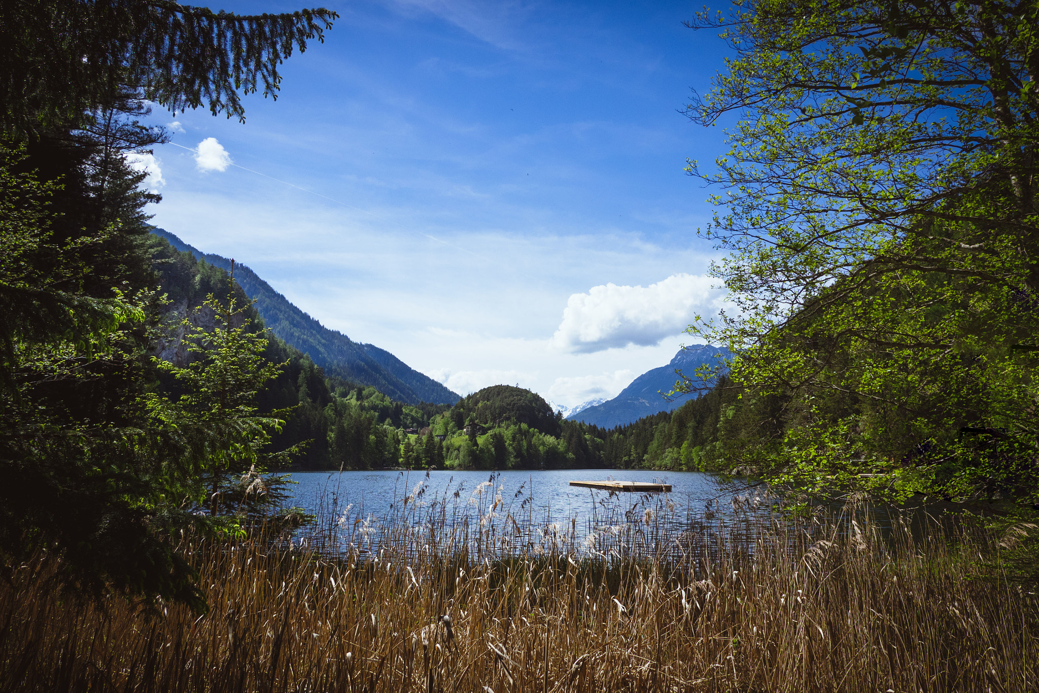 Panasonic Lumix G X Vario 12-35mm F2.8 ASPH Power OIS sample photo. Peaceful place at the lake photography