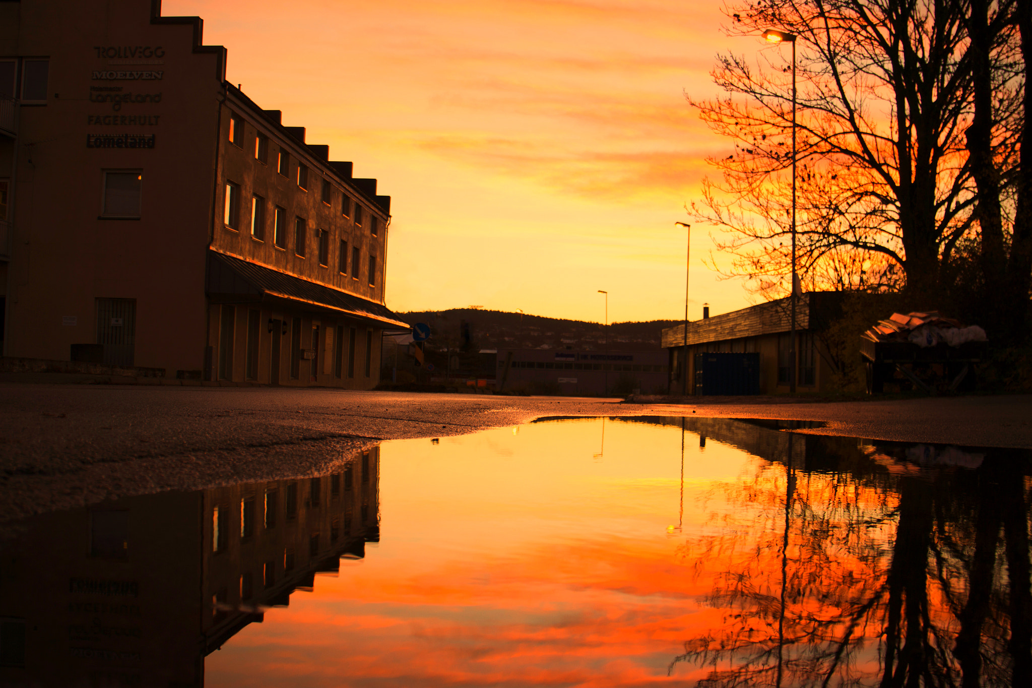 Canon EF 24-105mm F3.5-5.6 IS STM sample photo. Pond sunset photography
