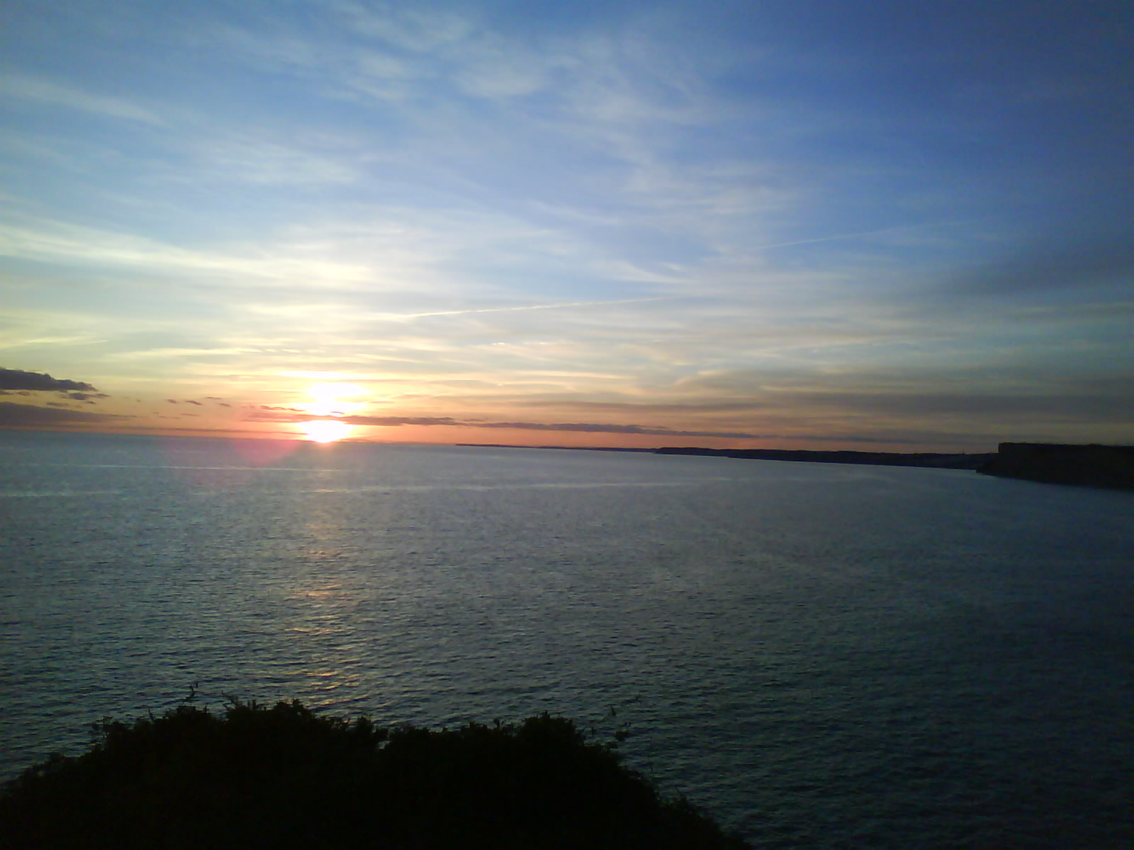 Sony Ericsson W910i sample photo. Pôr do sol photography