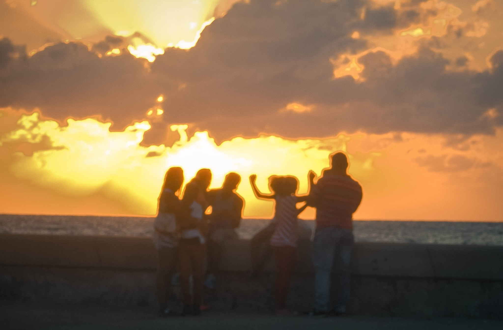 Olympus SZ-20 sample photo. Sunset in havana photography