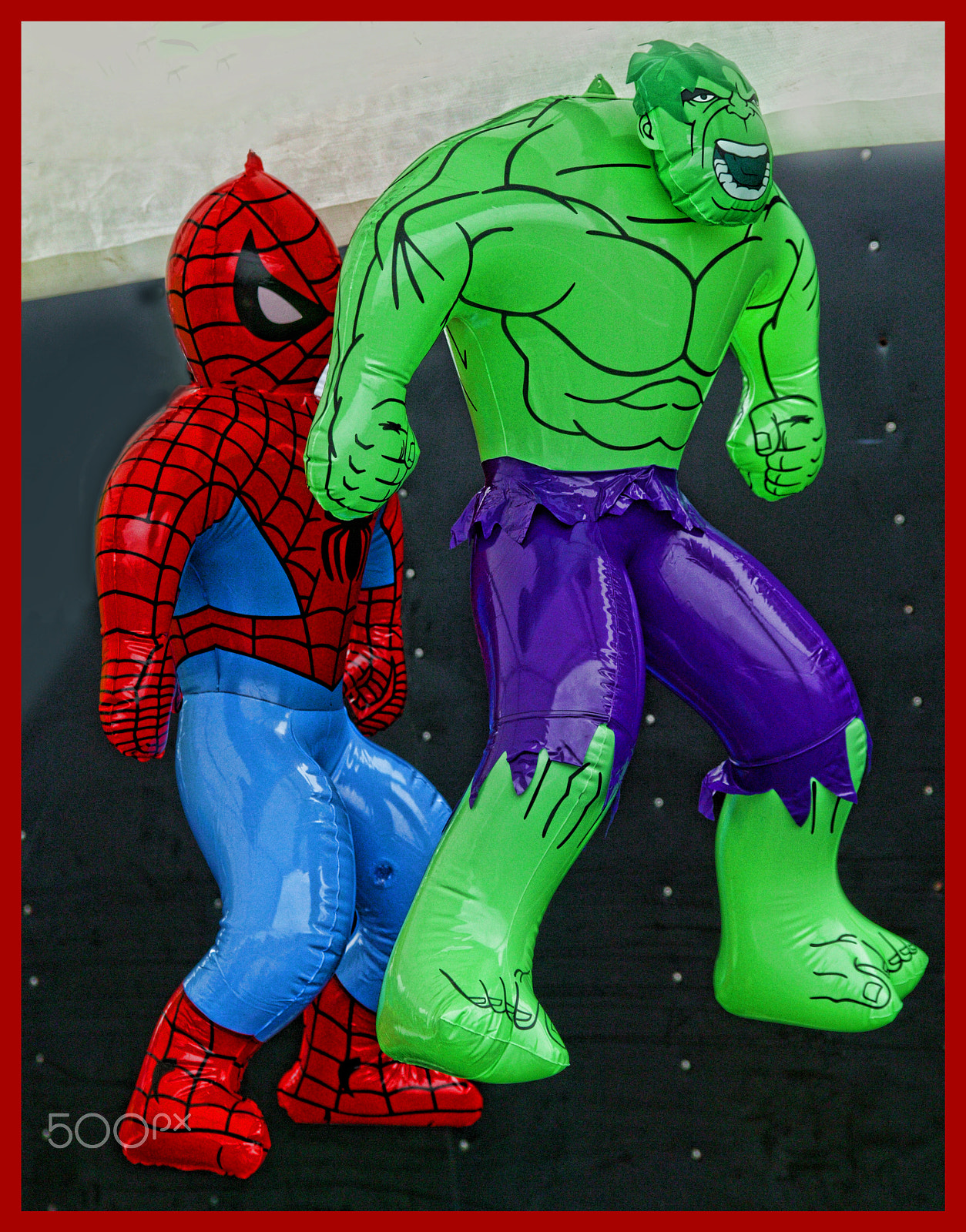 Canon EOS-1Ds sample photo. Hulk and spider man photography