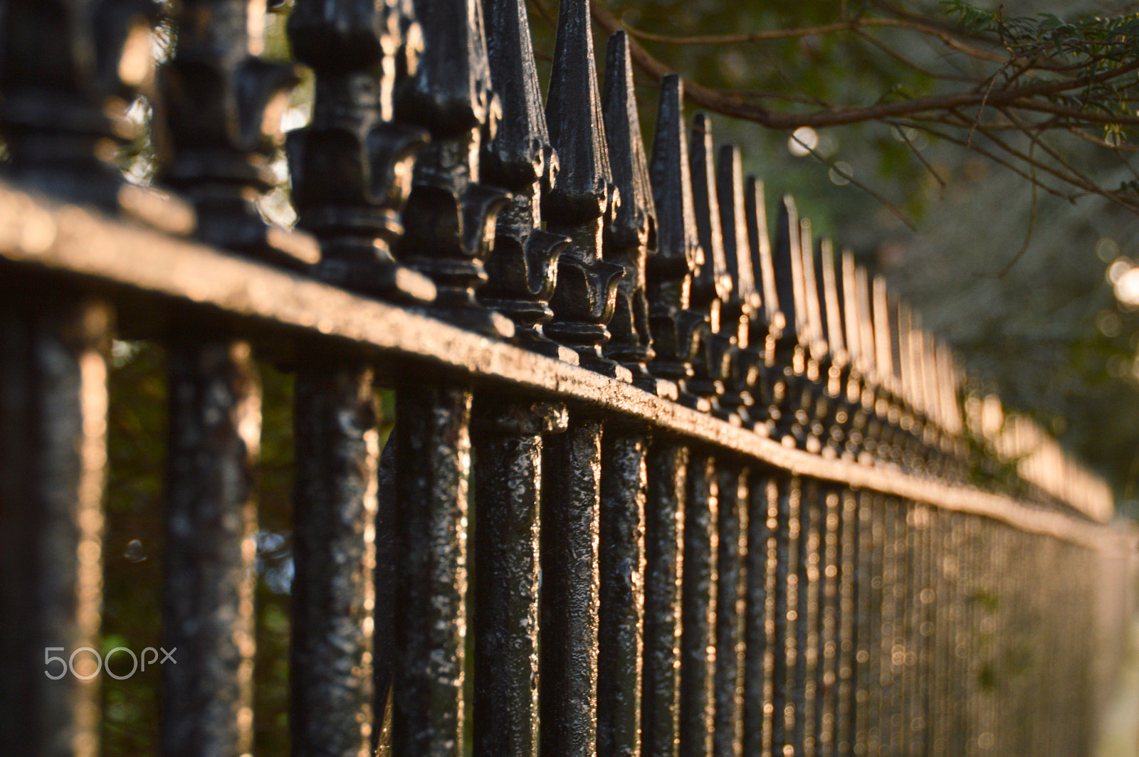 Zoom-Nikkor 1200-1700mm f/5.6-8 P ED IF sample photo. Railings photography