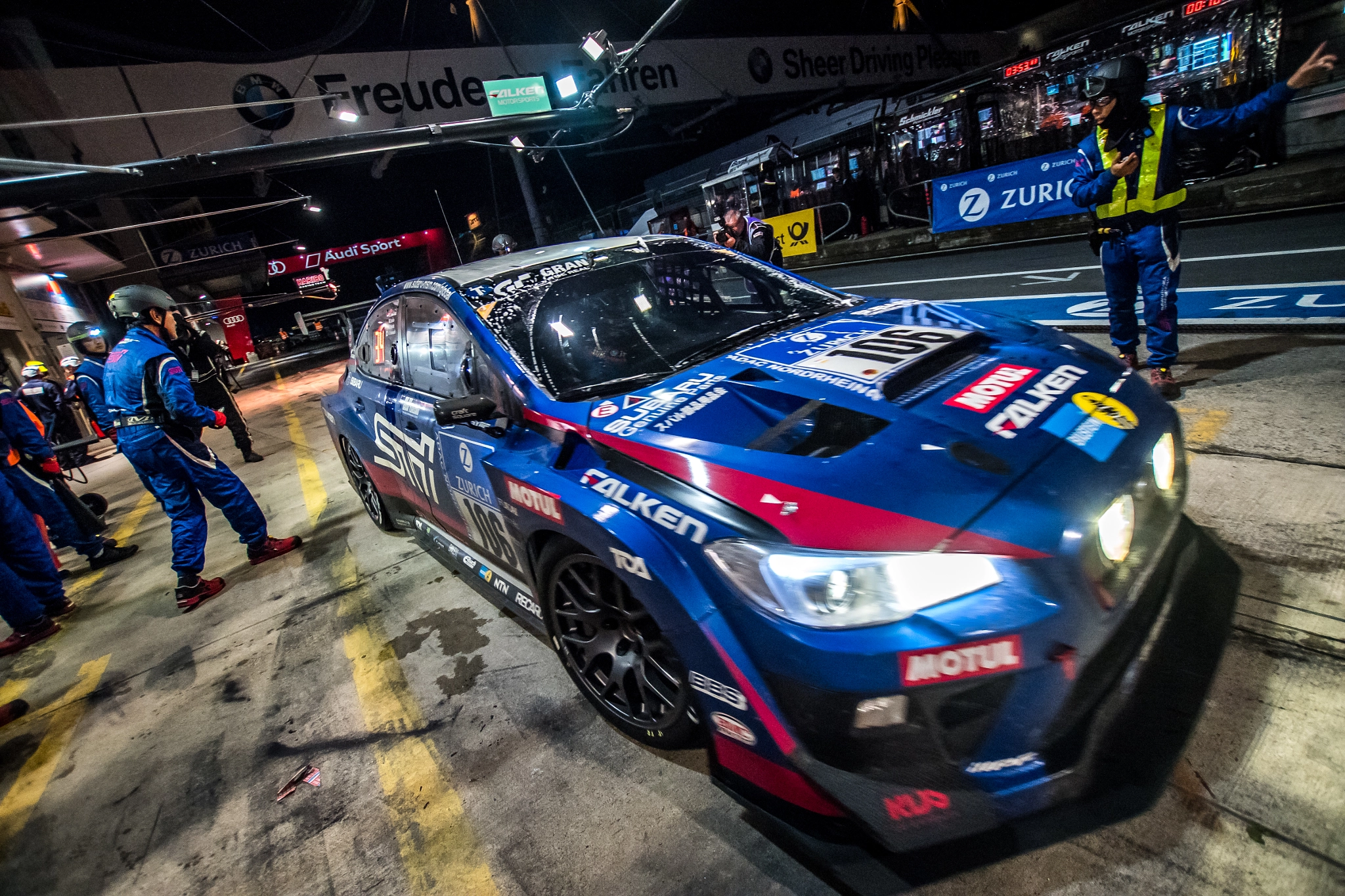 Nikon D810A + Sigma 10-20mm F3.5 EX DC HSM sample photo. Subaru at the 24h-race 2016 photography