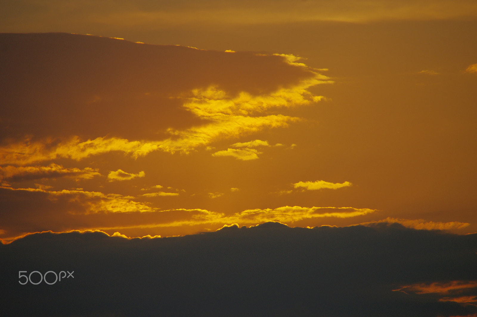 Pentax K-x sample photo. Orange sky photography