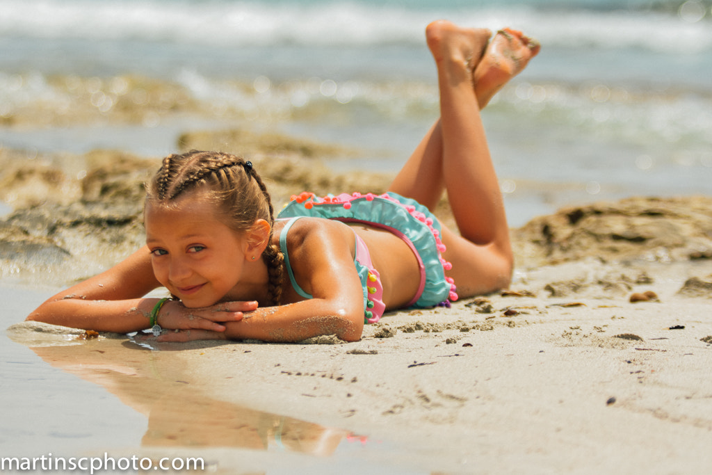 Sigma 70-200mm F2.8 EX DG OS HSM sample photo. Lola in ses salines, ibiza. photography