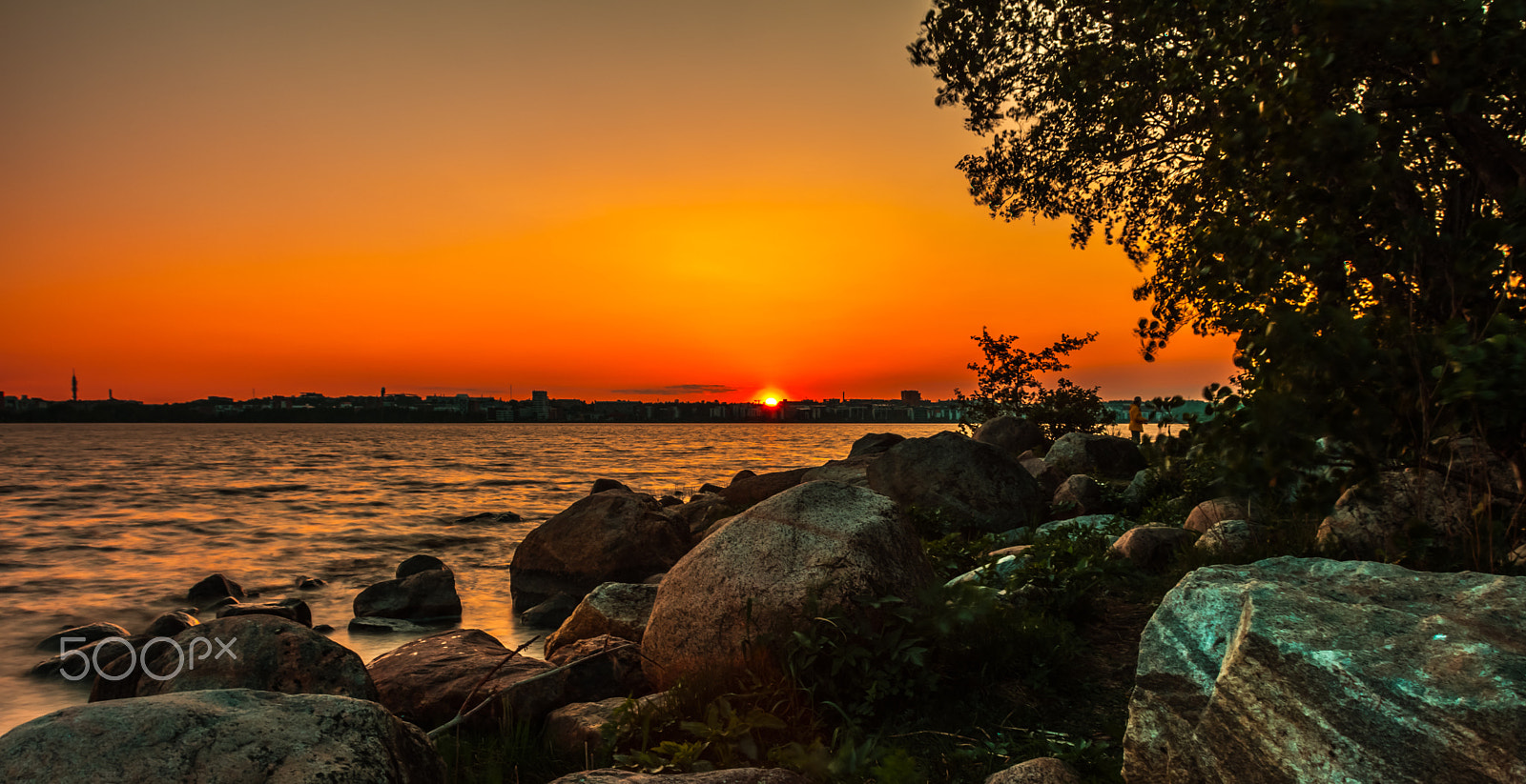 Canon EOS 750D (EOS Rebel T6i / EOS Kiss X8i) sample photo. Sunset at kivinokka, helsinki photography
