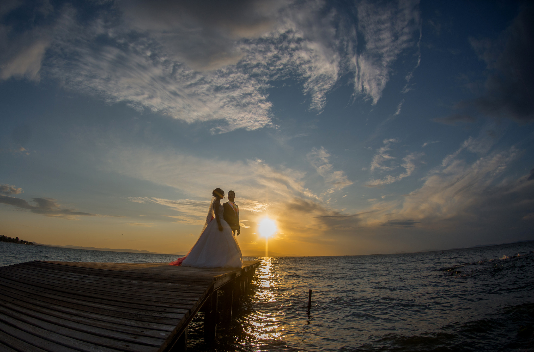 Nikon AF DX Fisheye-Nikkor 10.5mm F2.8G ED sample photo. Wedding story photography