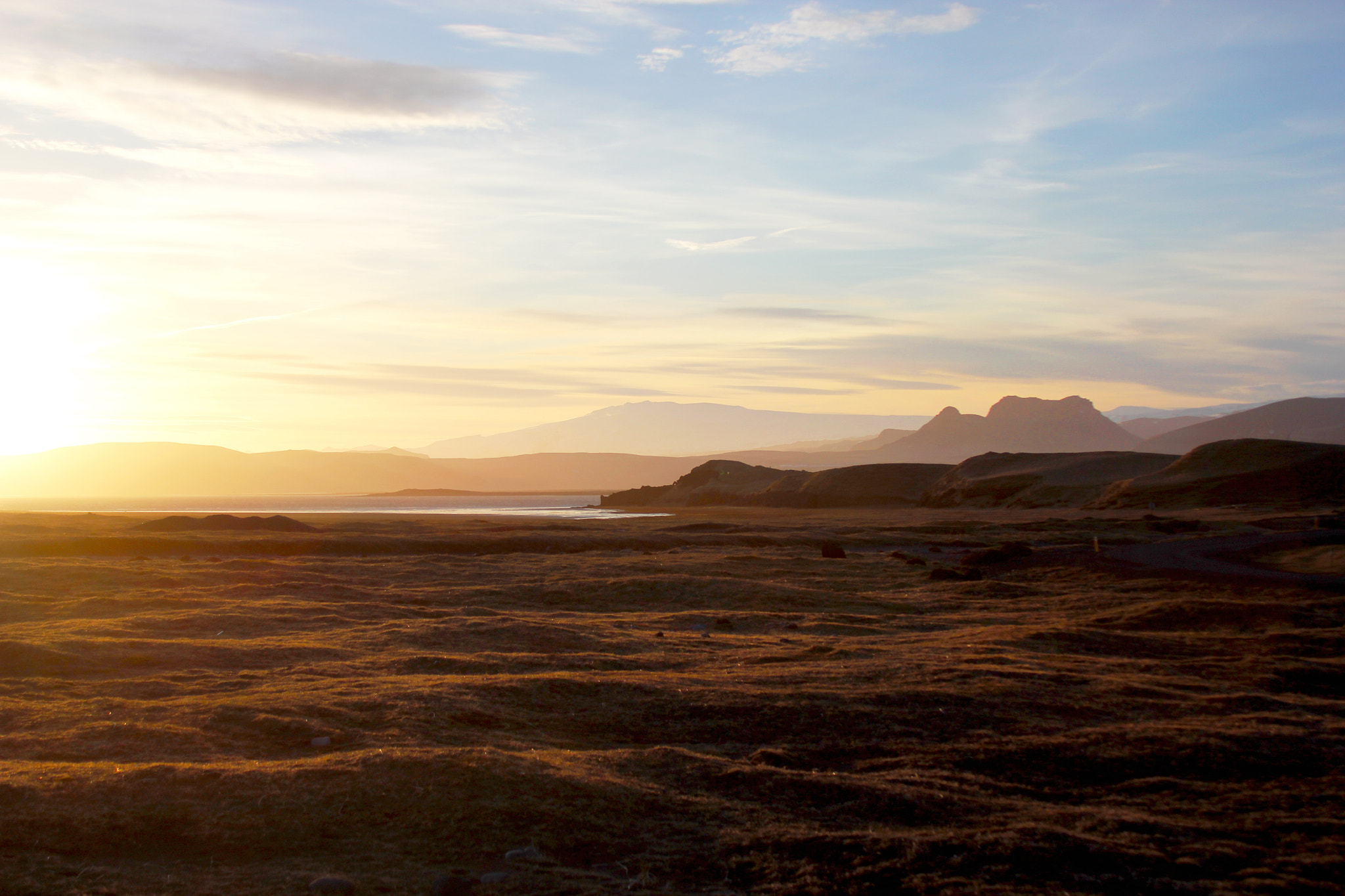 Canon EF 28-135mm F3.5-5.6 IS USM sample photo. Pastel sunset over reynisfjara photography