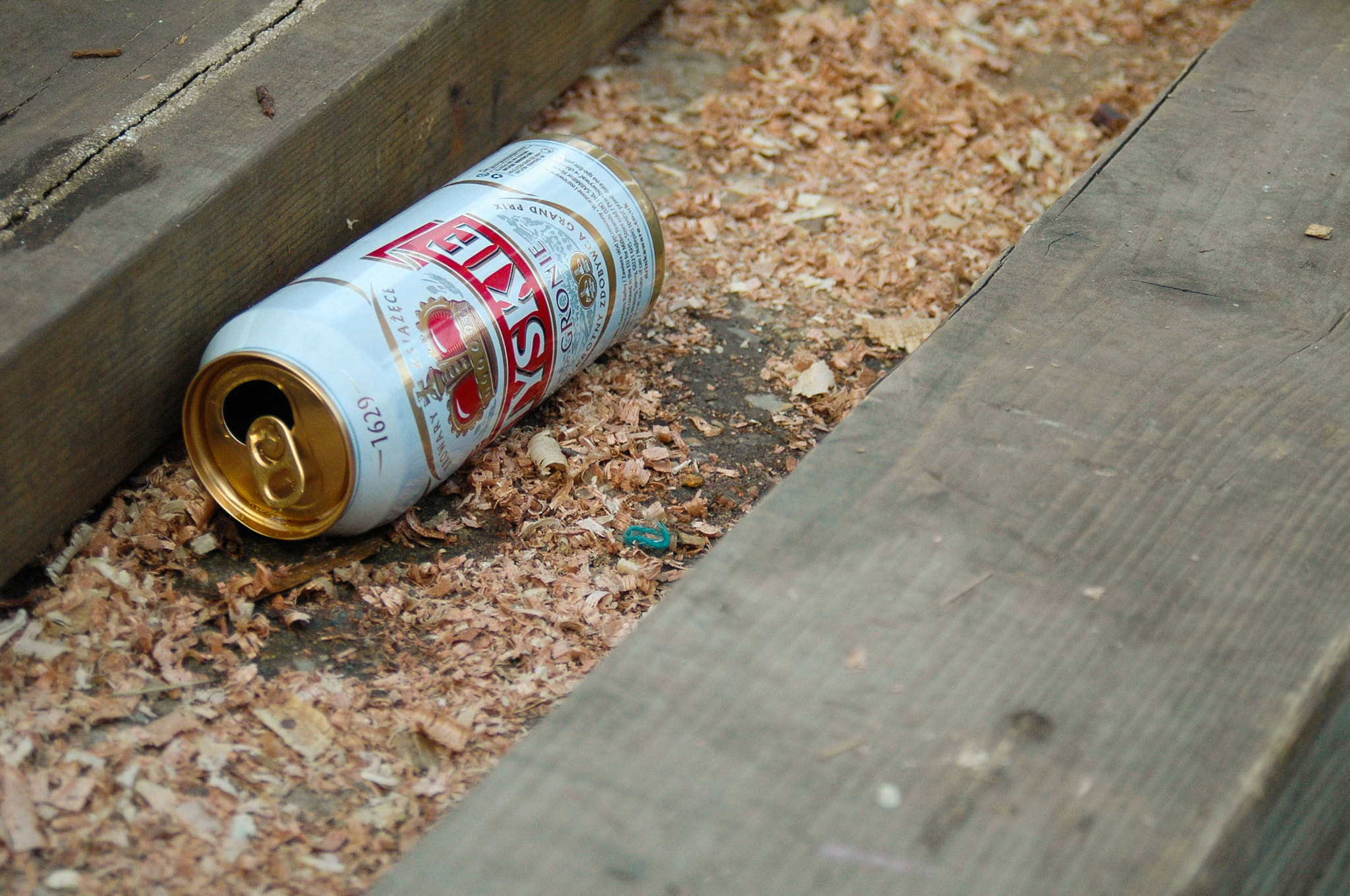 AF Zoom-Nikkor 28-80mm f/3.3-5.6G sample photo. Cans of paint and beer photography