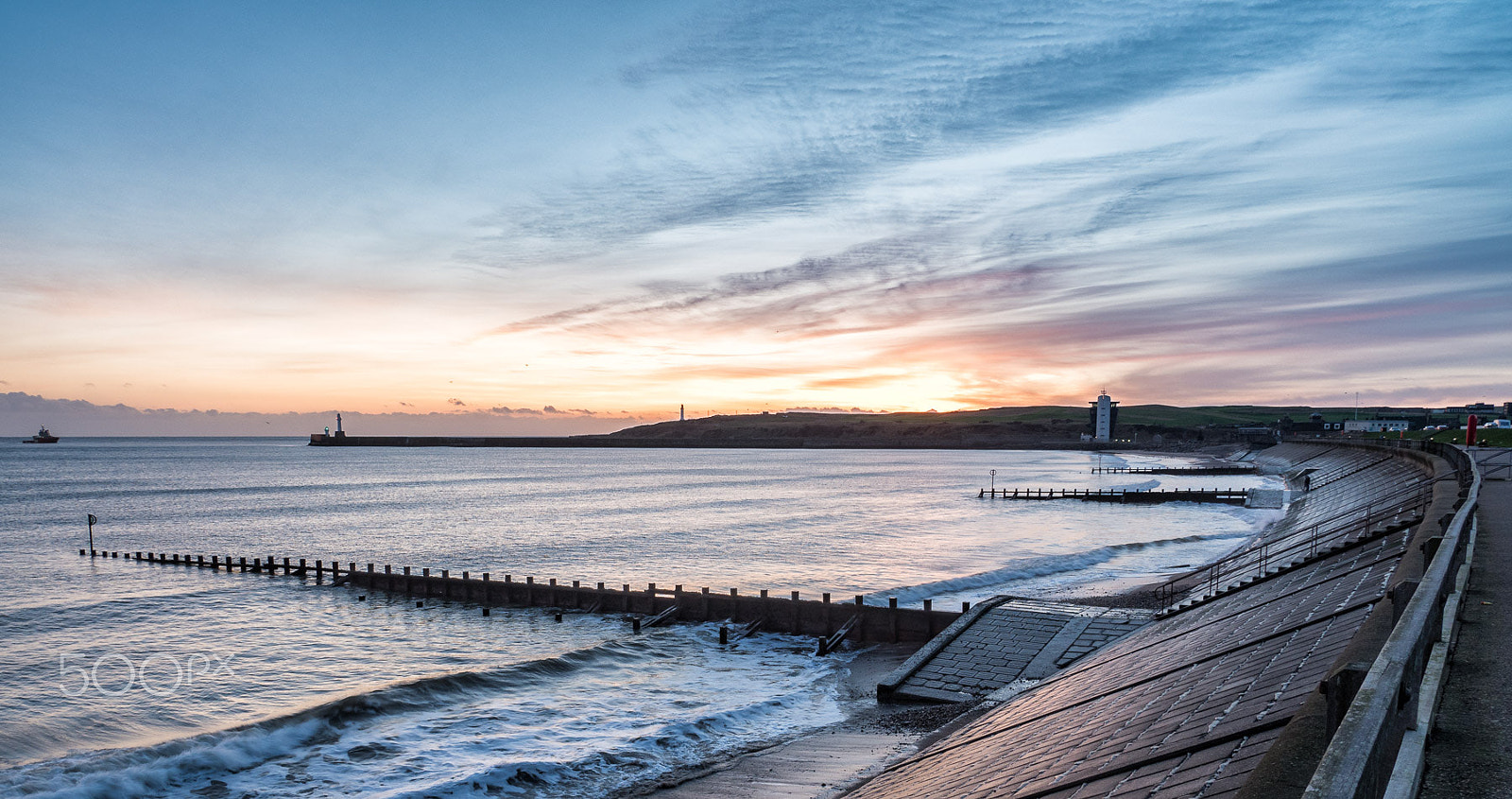 Panasonic Lumix G X Vario 12-35mm F2.8 ASPH Power OIS sample photo. Aberdeen sunrise photography