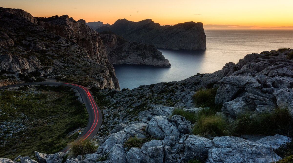 Sigma AF 10-20mm F4-5.6 EX DC sample photo. Majorcan sunset photography