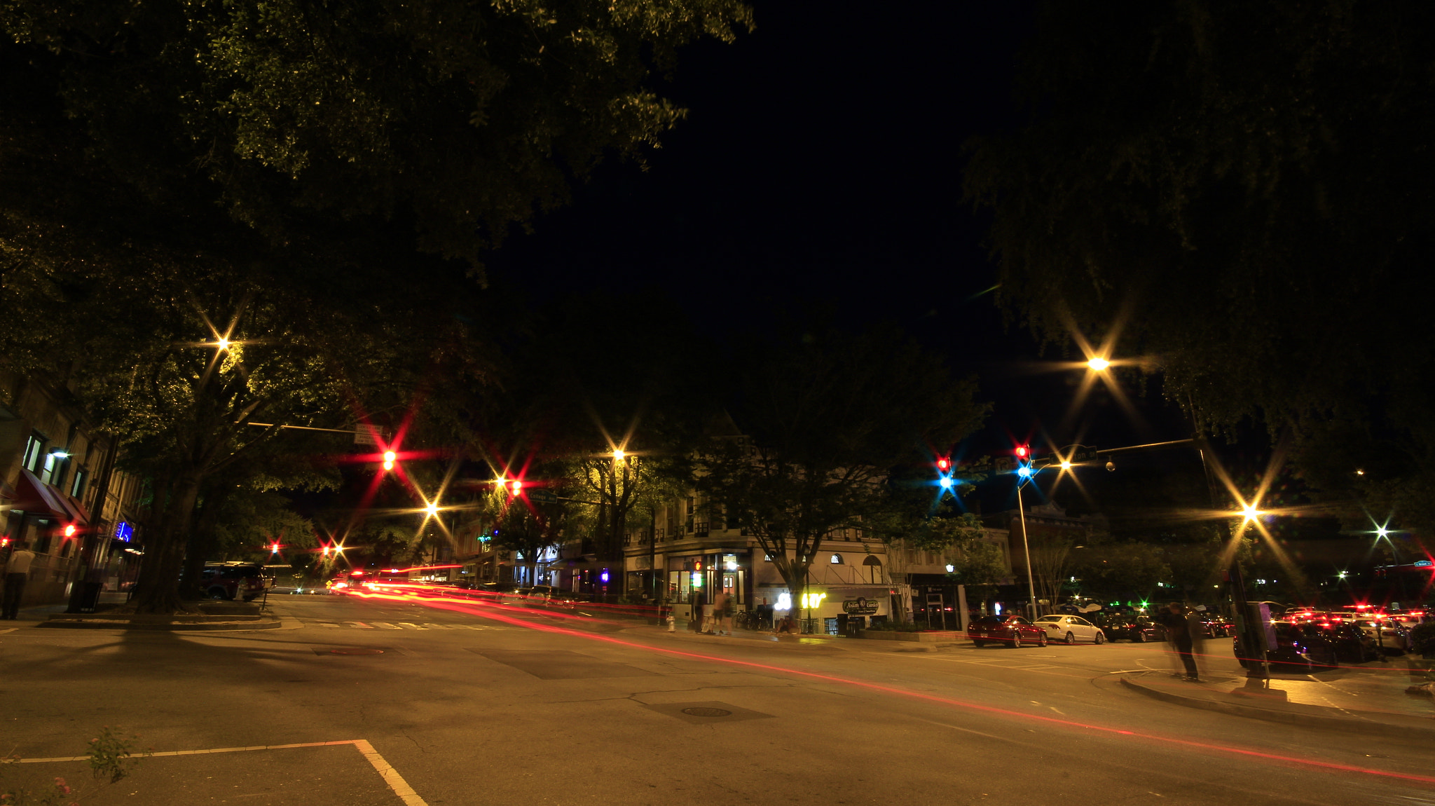 Sigma 10-20mm F4-5.6 EX DC HSM sample photo. Downtown athens and railroad tracks photography