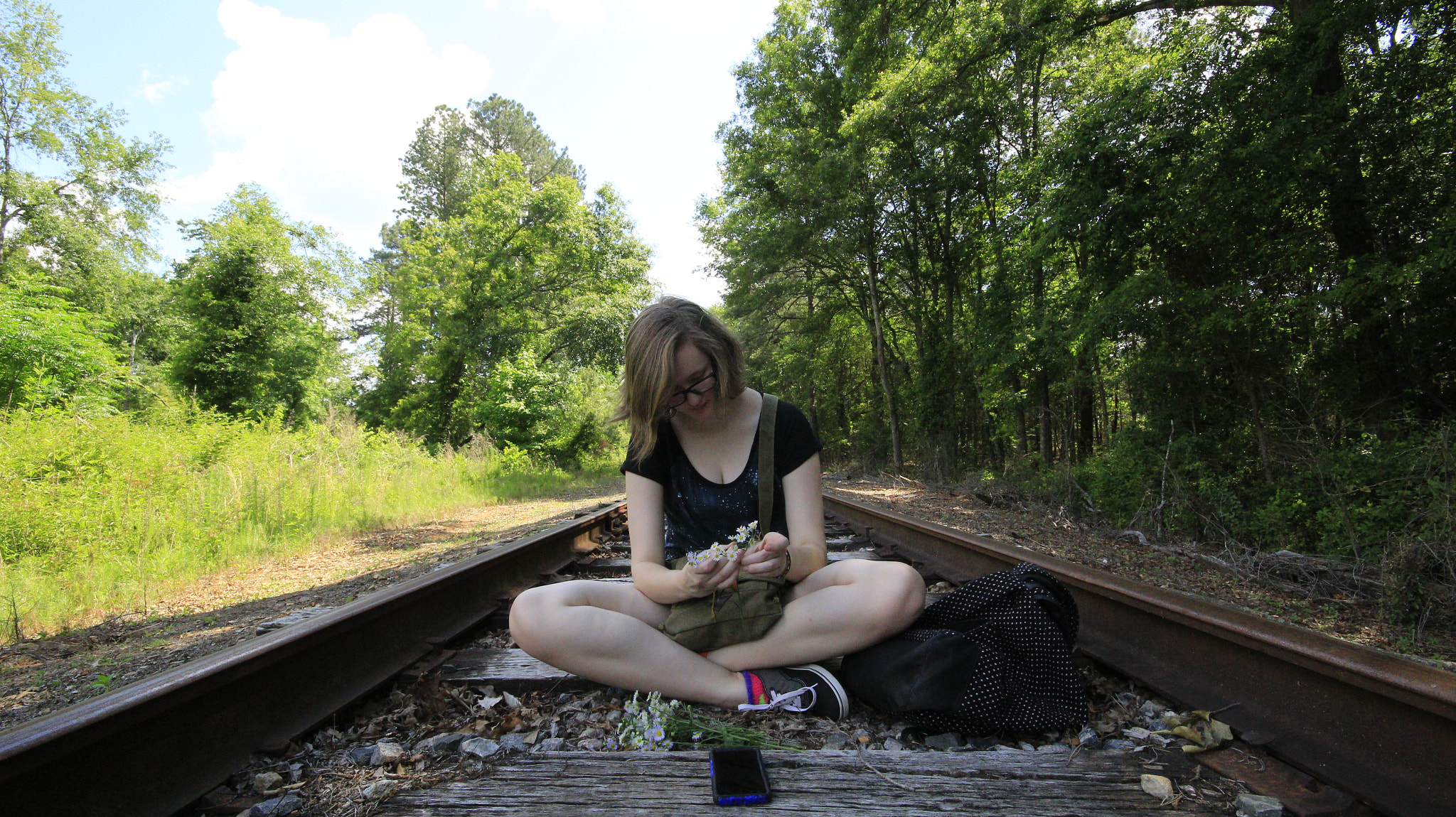 Sigma 10-20mm F4-5.6 EX DC HSM sample photo. Downtown athens and railroad tracks photography