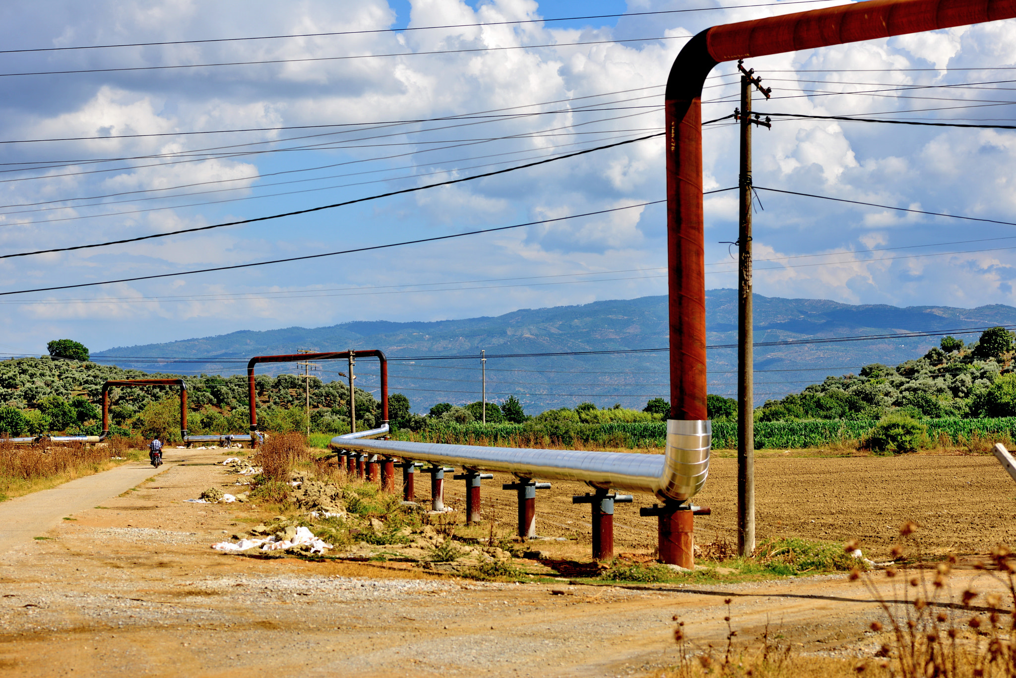 ZEISS Makro-Planar T* 100mm F2 sample photo. Gas pipeline photography