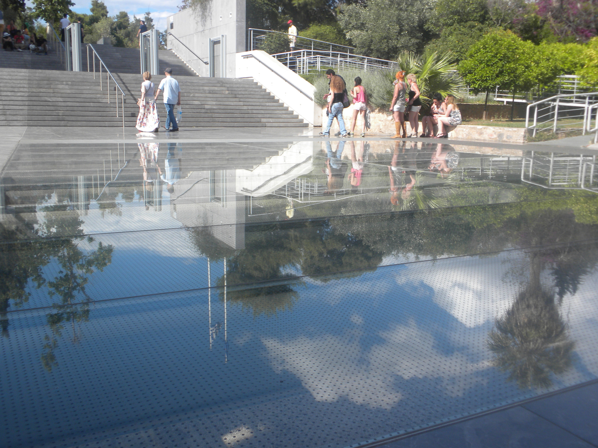 Nikon Coolpix S630 sample photo. Acropolis museum reflection photography