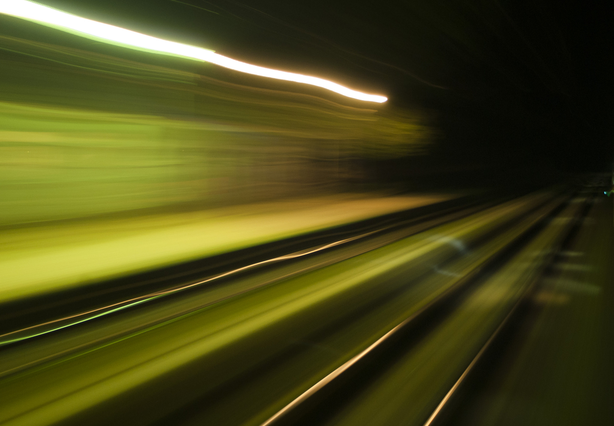 Nikon D200 sample photo. Moving at night photography