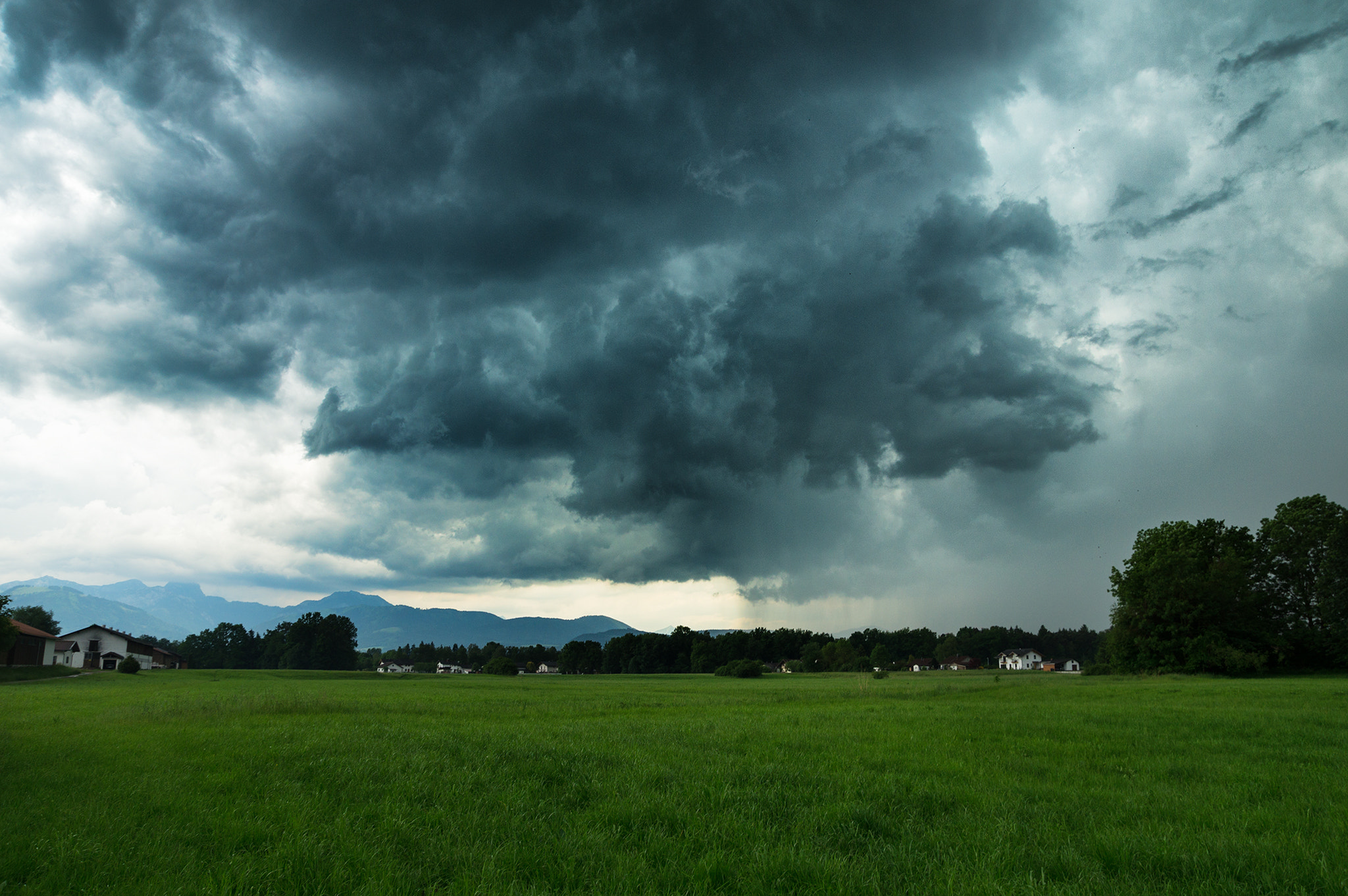 Sony SLT-A57 sample photo. Bavarian thunderstorm photography