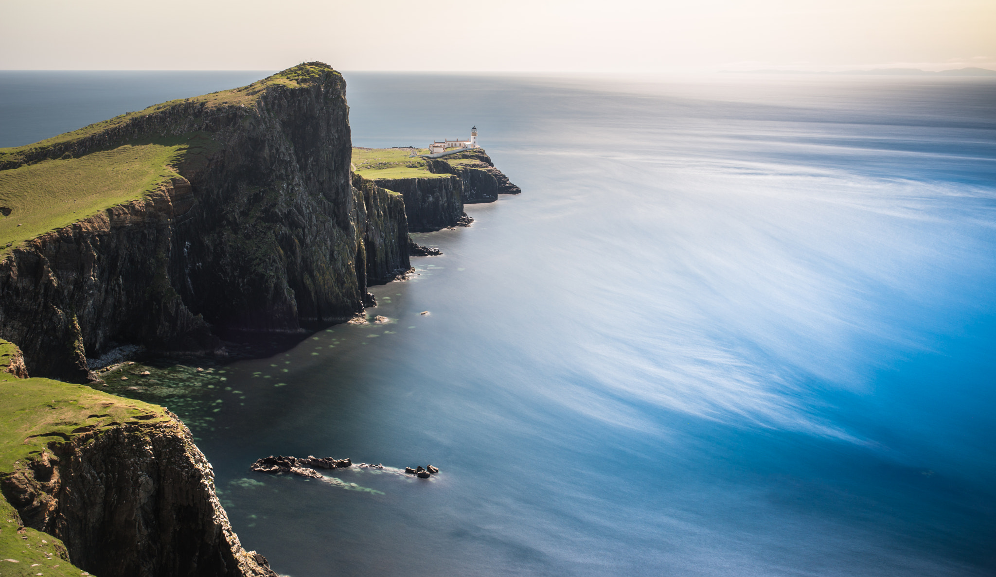 Sony a99 II + Sigma 35mm F1.4 DG HSM Art sample photo. Neist point lighthouse photography