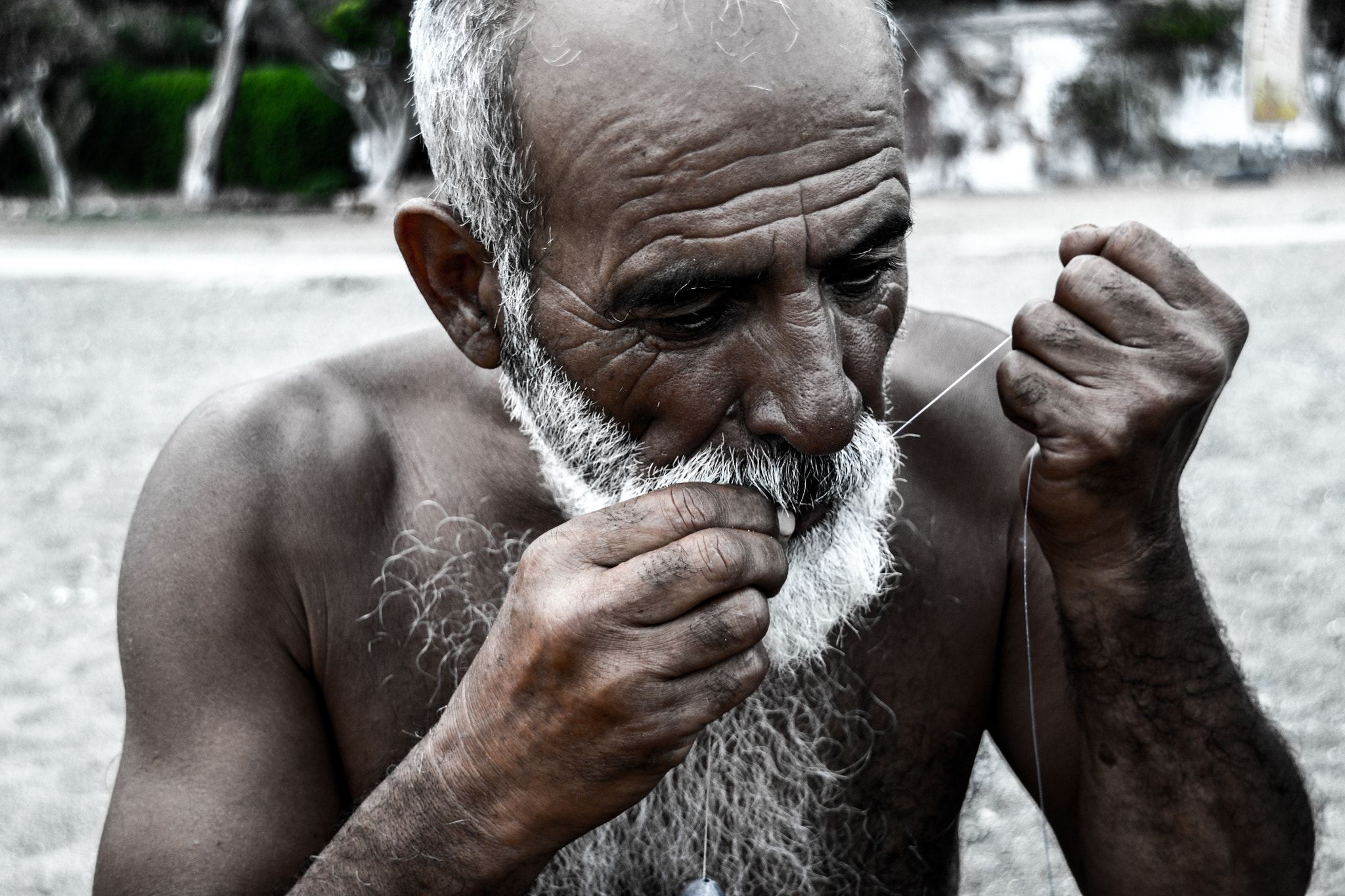 Sigma 18-200mm F3.5-6.3 DC OS HSM sample photo. Old man photography