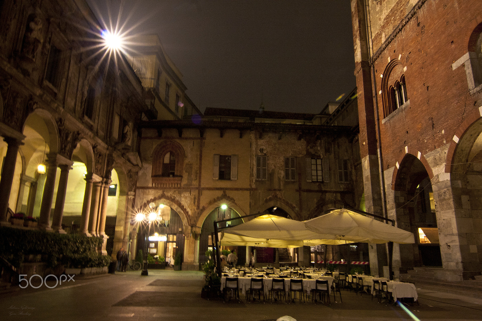 Canon EOS 40D sample photo. Milano night image photography
