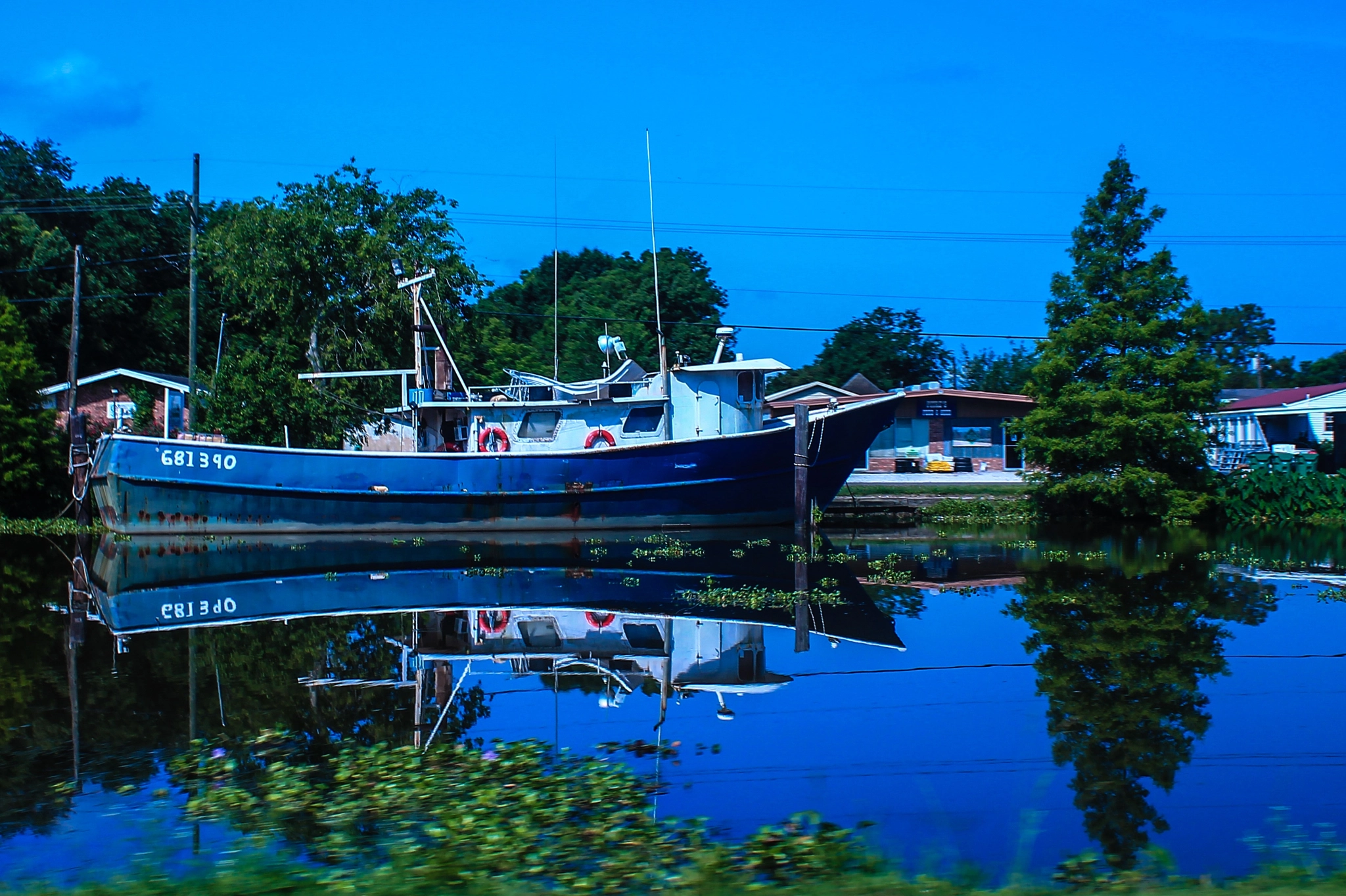 Canon EF 28-90mm f/4-5.6 sample photo. Bayou reflections photography