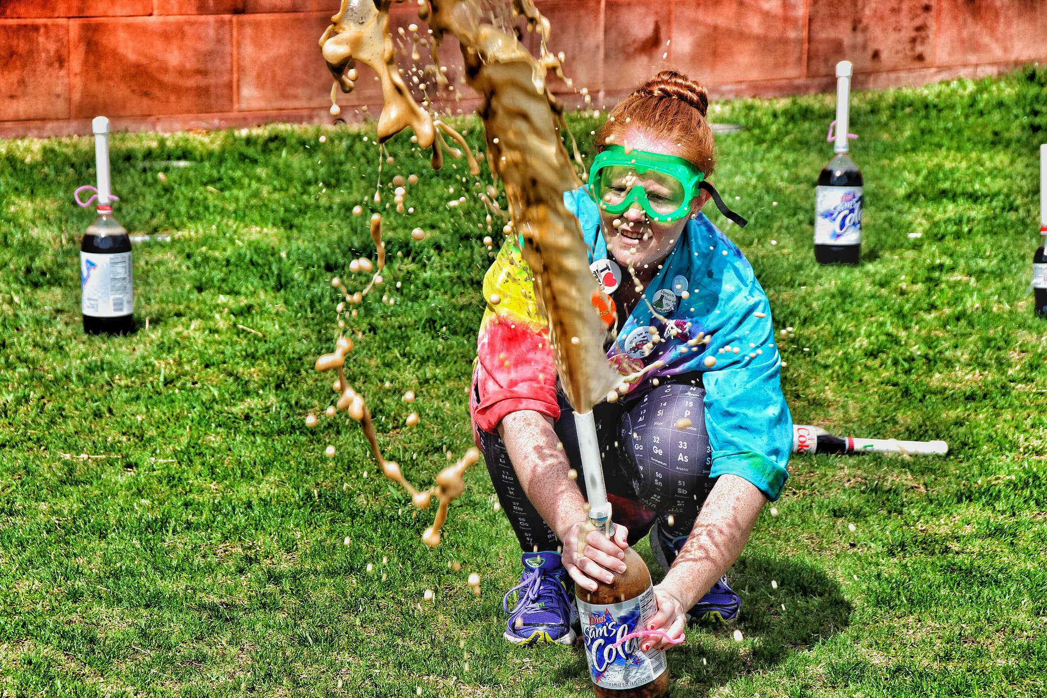 Canon 18-250mm sample photo. Mentos and diet coke photography