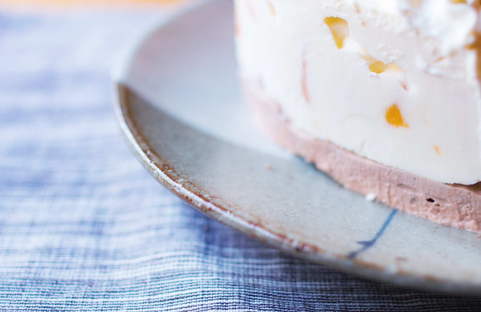 Canon EF 24mm F1.4L II USM sample photo. Mango cheese cake photography