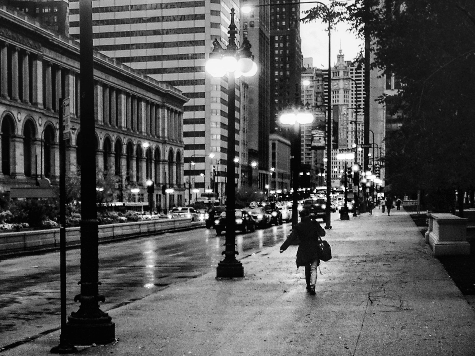 Samsung Digimax S500 / Kenox S500 / Digimax Cyber 530 sample photo. Chicago - south michigan avenue photography