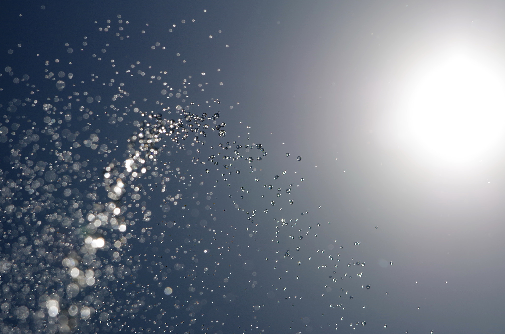 Pentax K-50 + Tamron AF 28-75mm F2.8 XR Di LD Aspherical (IF) sample photo. Water jet vs sun photography